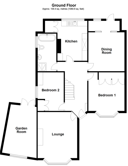 Hartley Hill, Purley, Surrey CR8, 3 bedroom detached bungalow for sale
