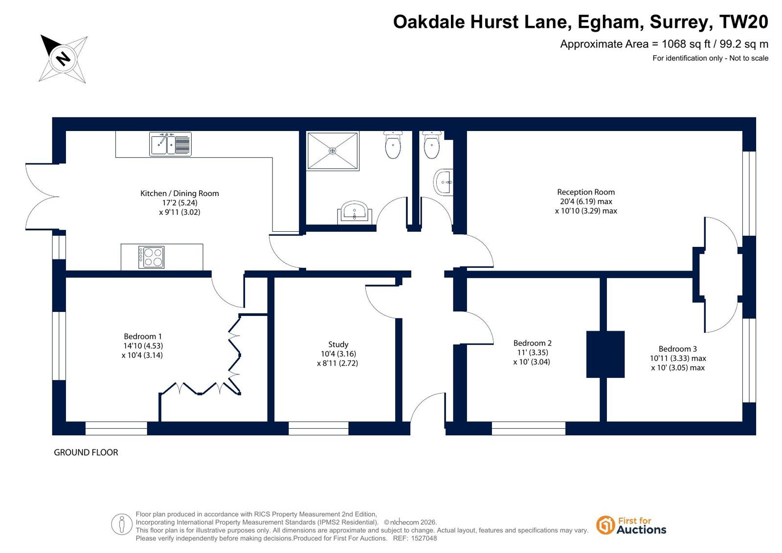 Oakdale,, Hurst Lane, Surrey floorplan