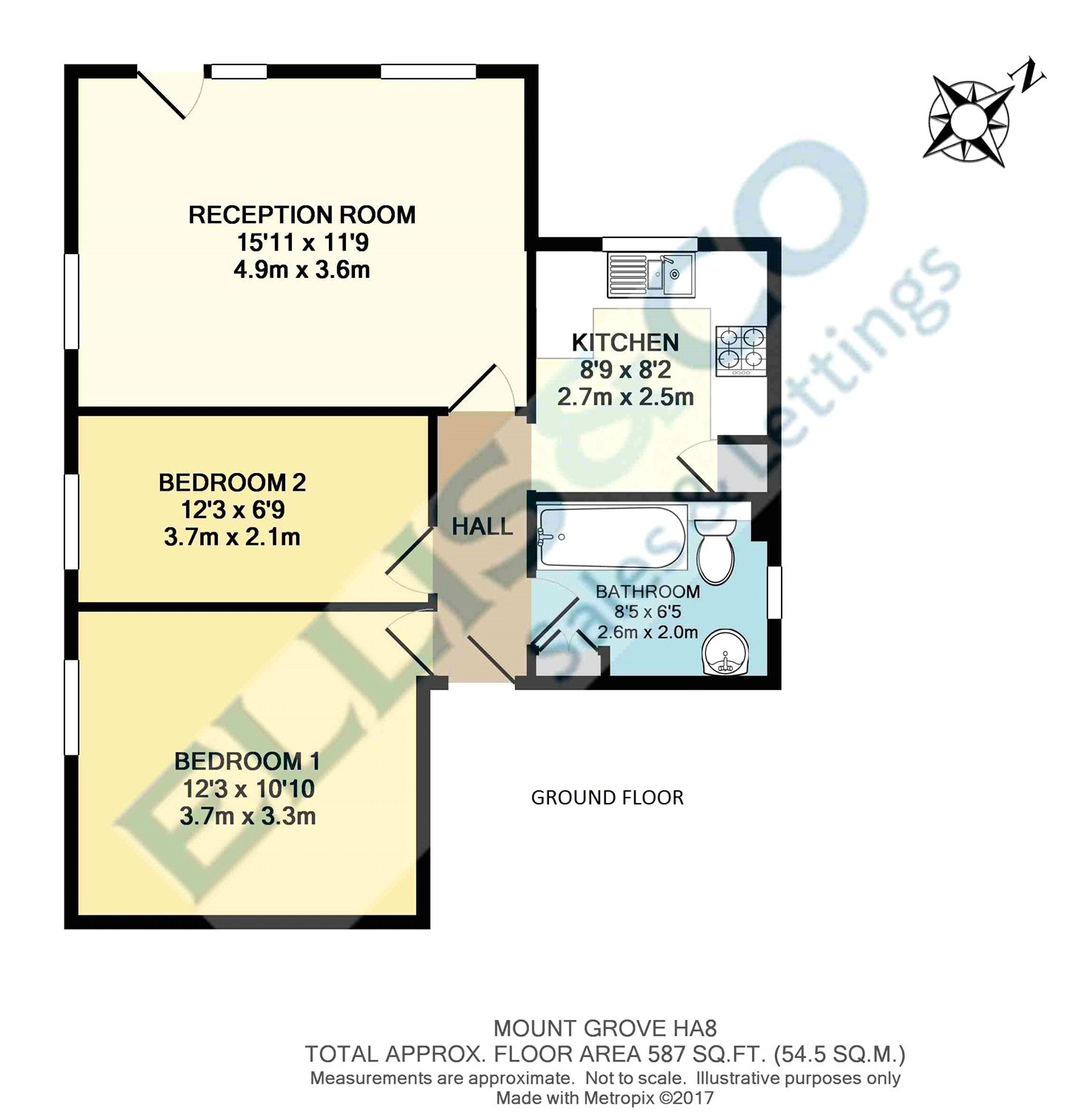 Mount Grove, Middlesex floorplan