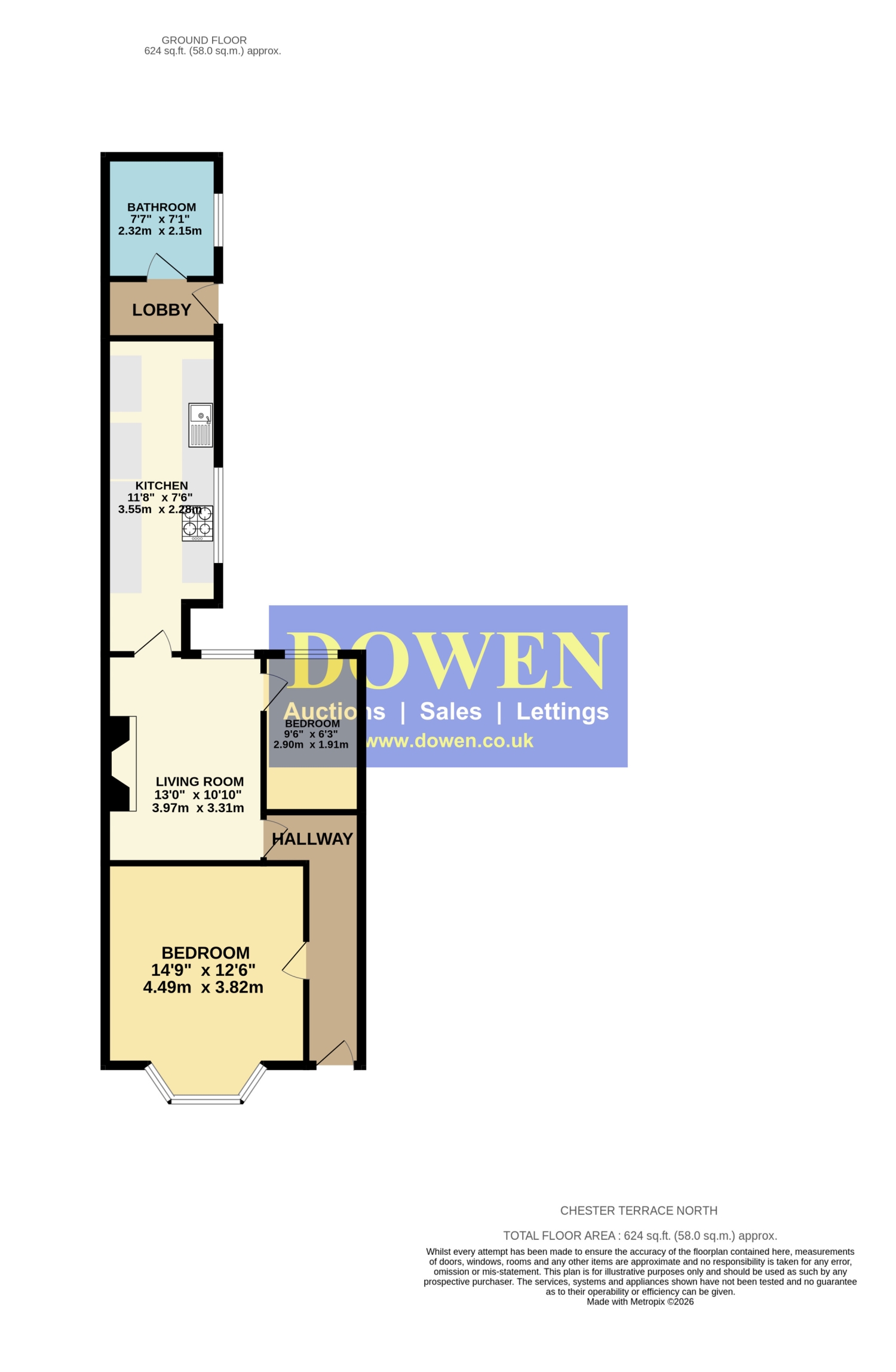 10, St. Marks Street, Sunderland floorplan