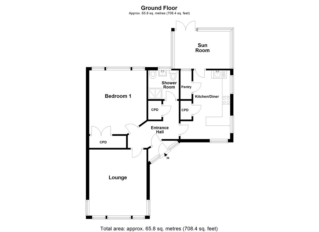 Pallance Road, Cowes, Isle Of Wight PO31, 1 bedroom bungalow for sale ...