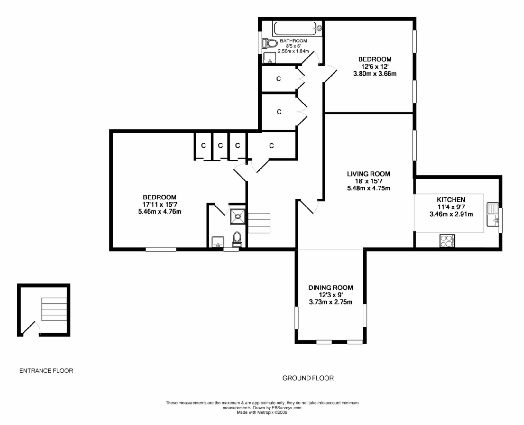 2 Bedrooms Flat to rent in Coopers Lane, Abingdon OX14