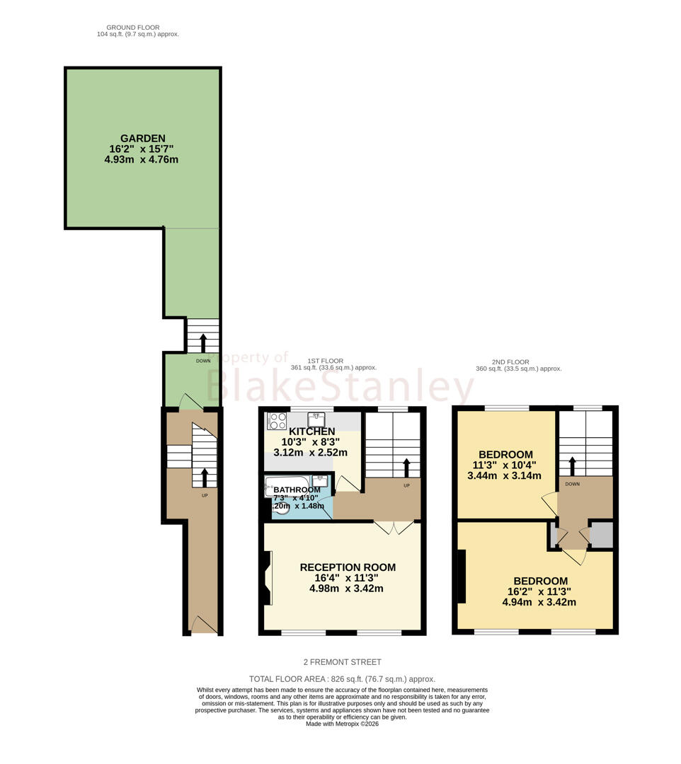 Fremont Street, London floorplan