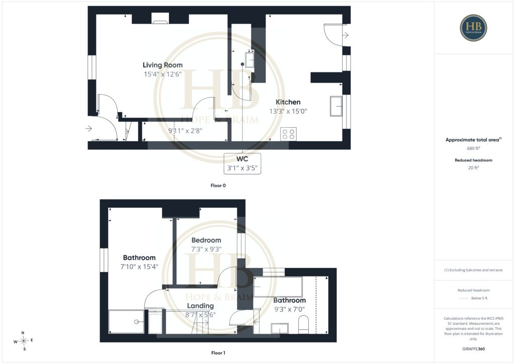 8, Institute Row, Whitby floorplan