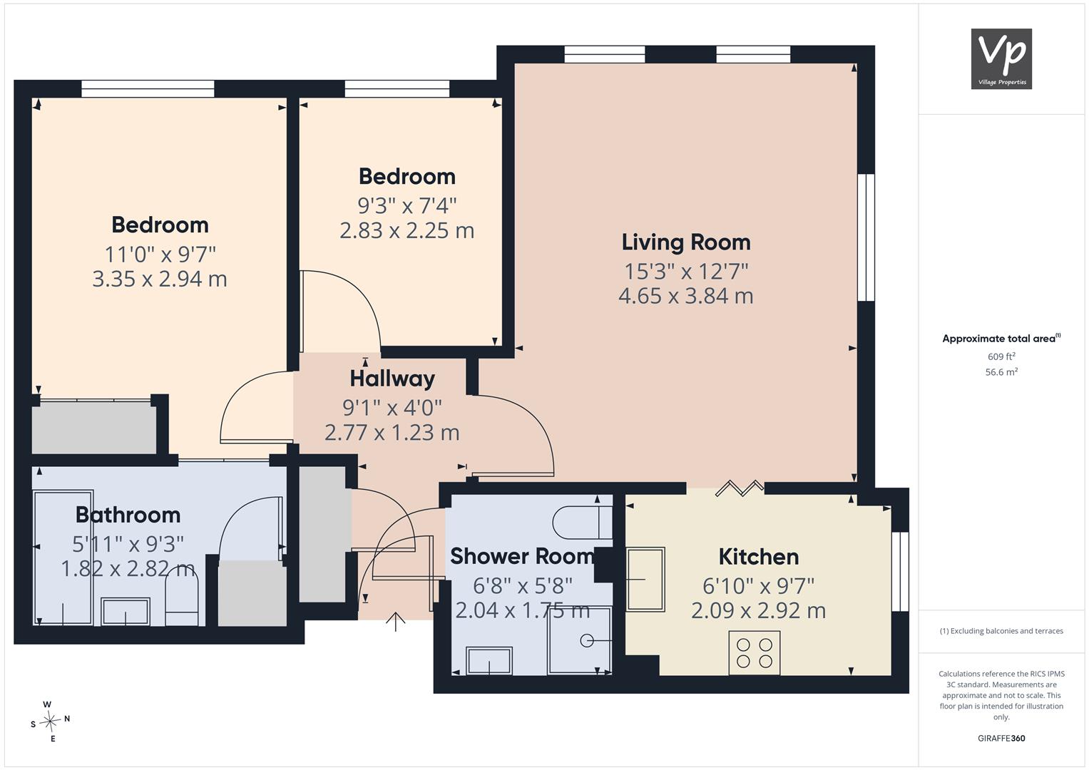 12, Arundel Lodge, Pegaus Court, Park Lane, Reading floorplan