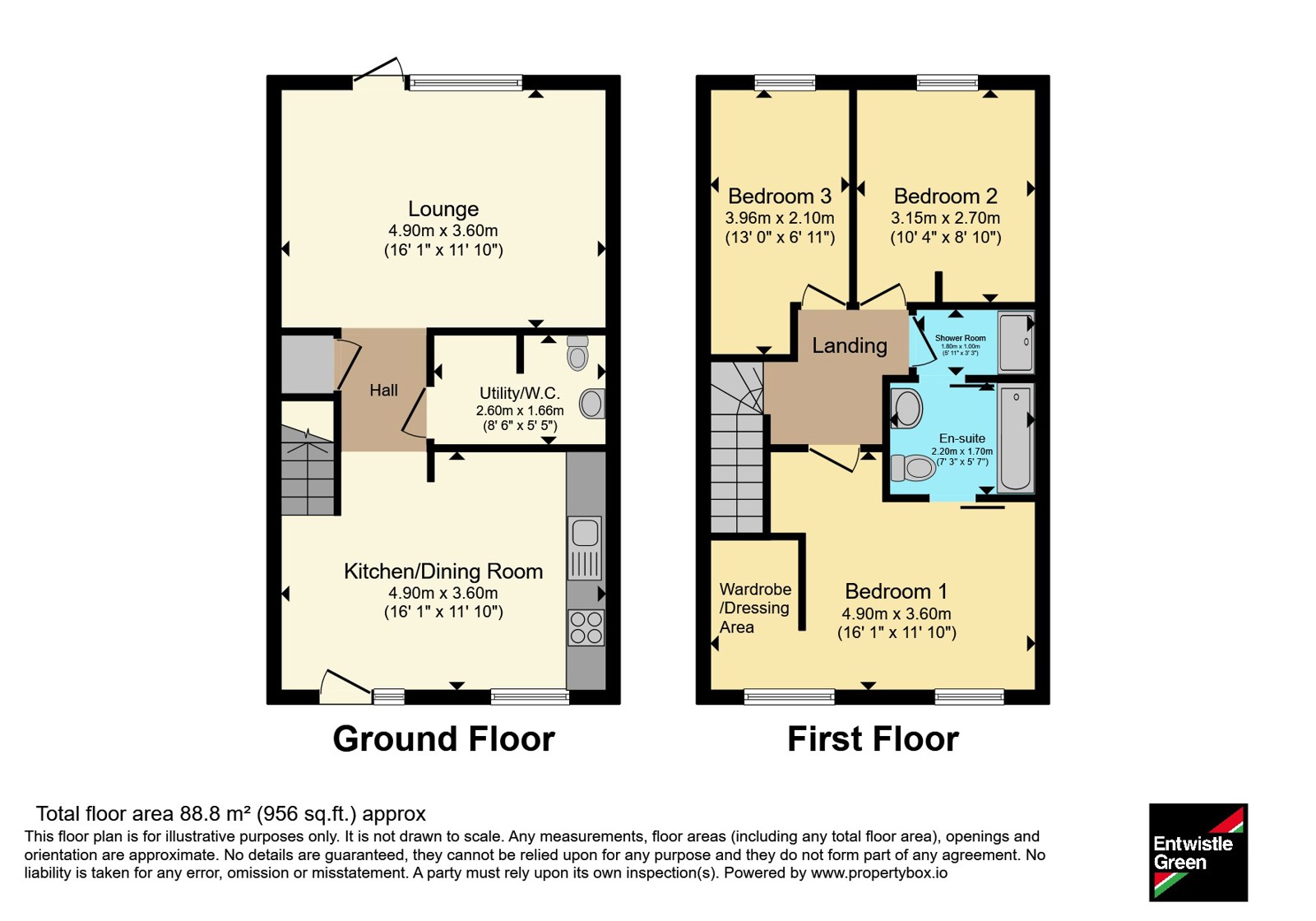 21, Spinney Way, Lancashire floorplan