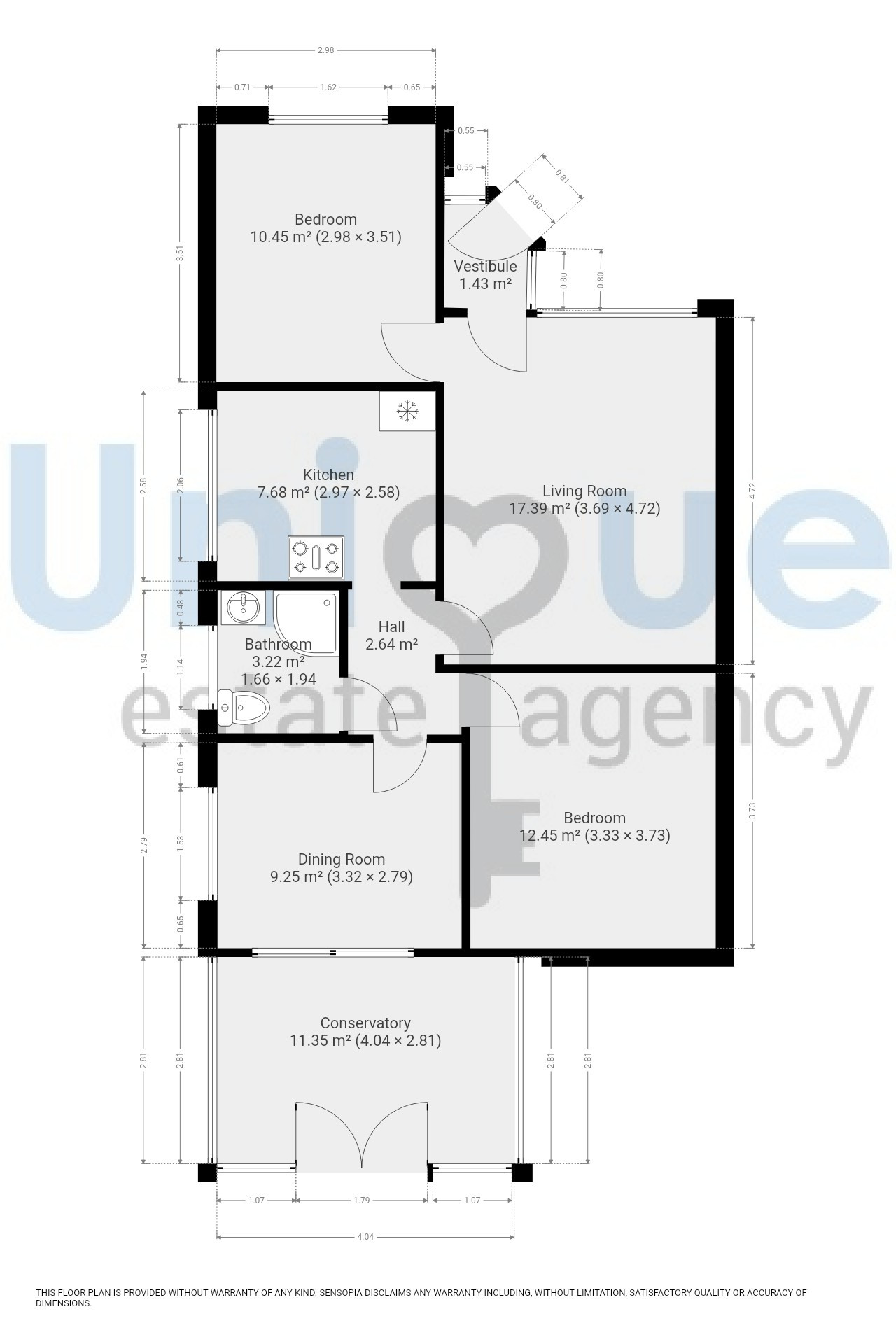 57, Ascot Road, Thornton-Cleveleys floorplan