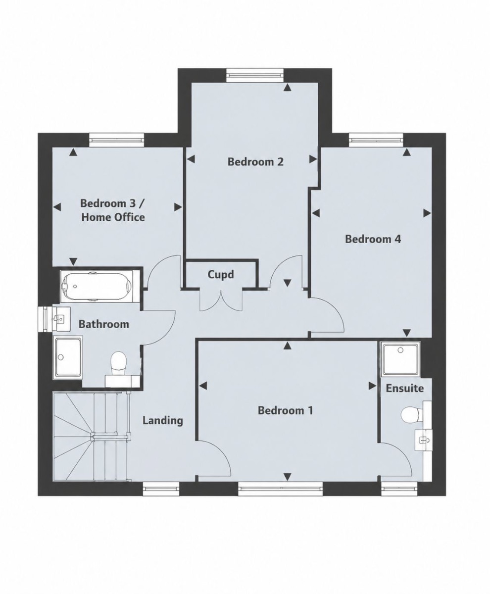 73 Aspen Close, Chester le Street floorplan