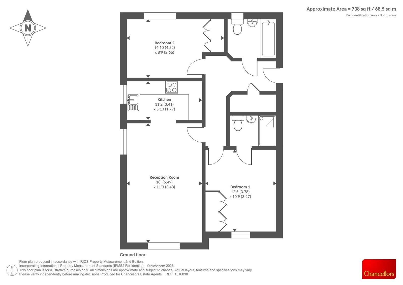 1, St. Catherines Wood, Surrey floorplan