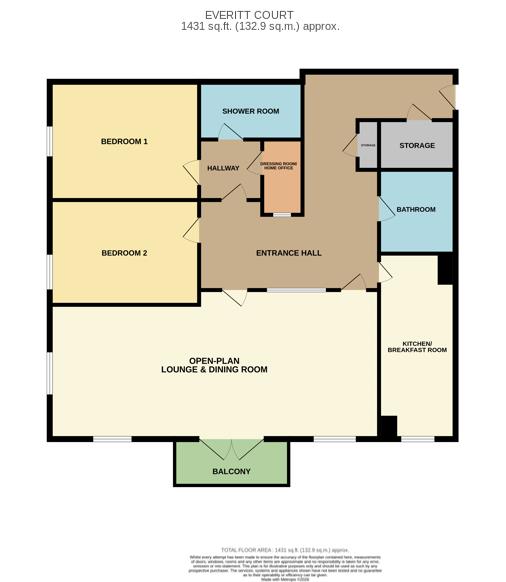 Swonnells Walk, Lowestoft floorplan