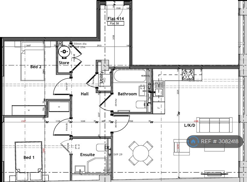 Richmond House Richmond Hill, Bournemouth floorplan