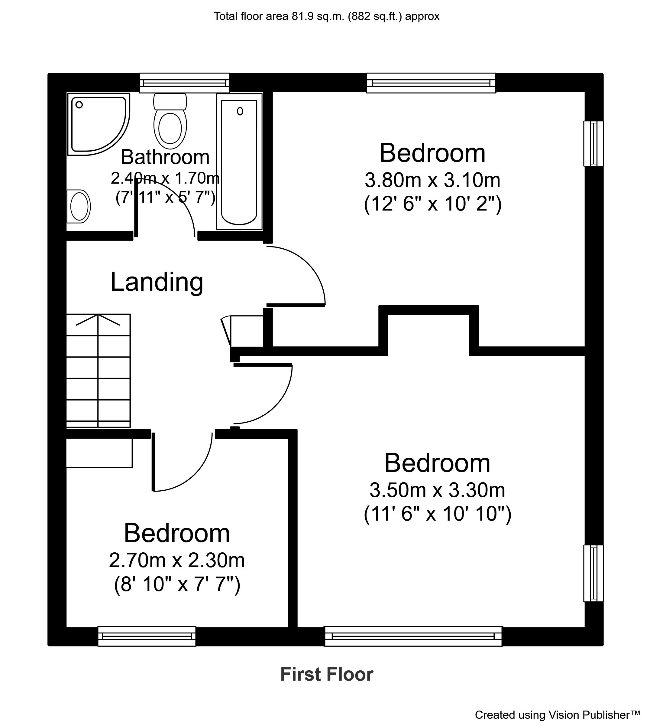24, Colchester Avenue, Bolton floorplan