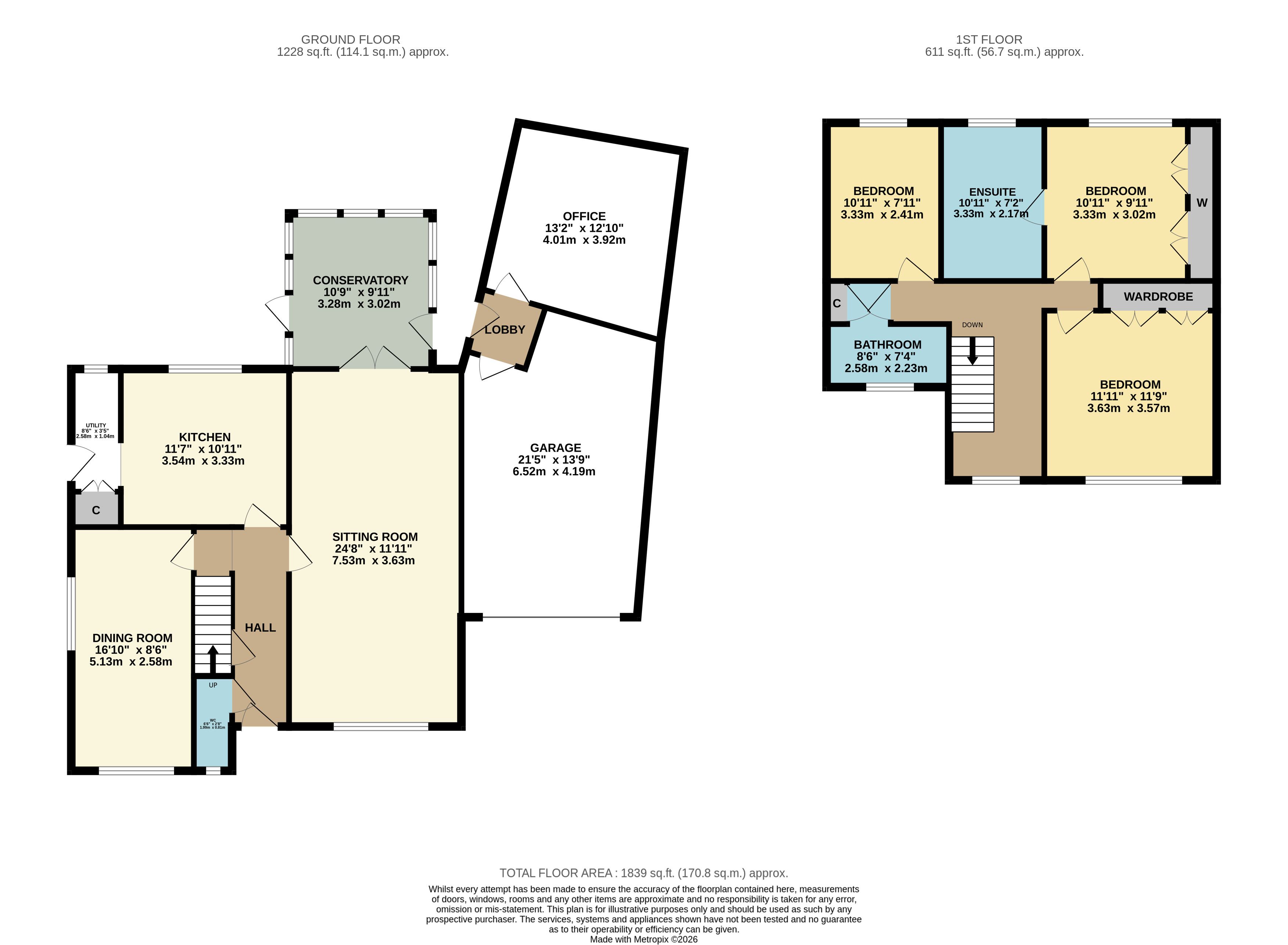 9, Leawood Croft, Holloway floorplan
