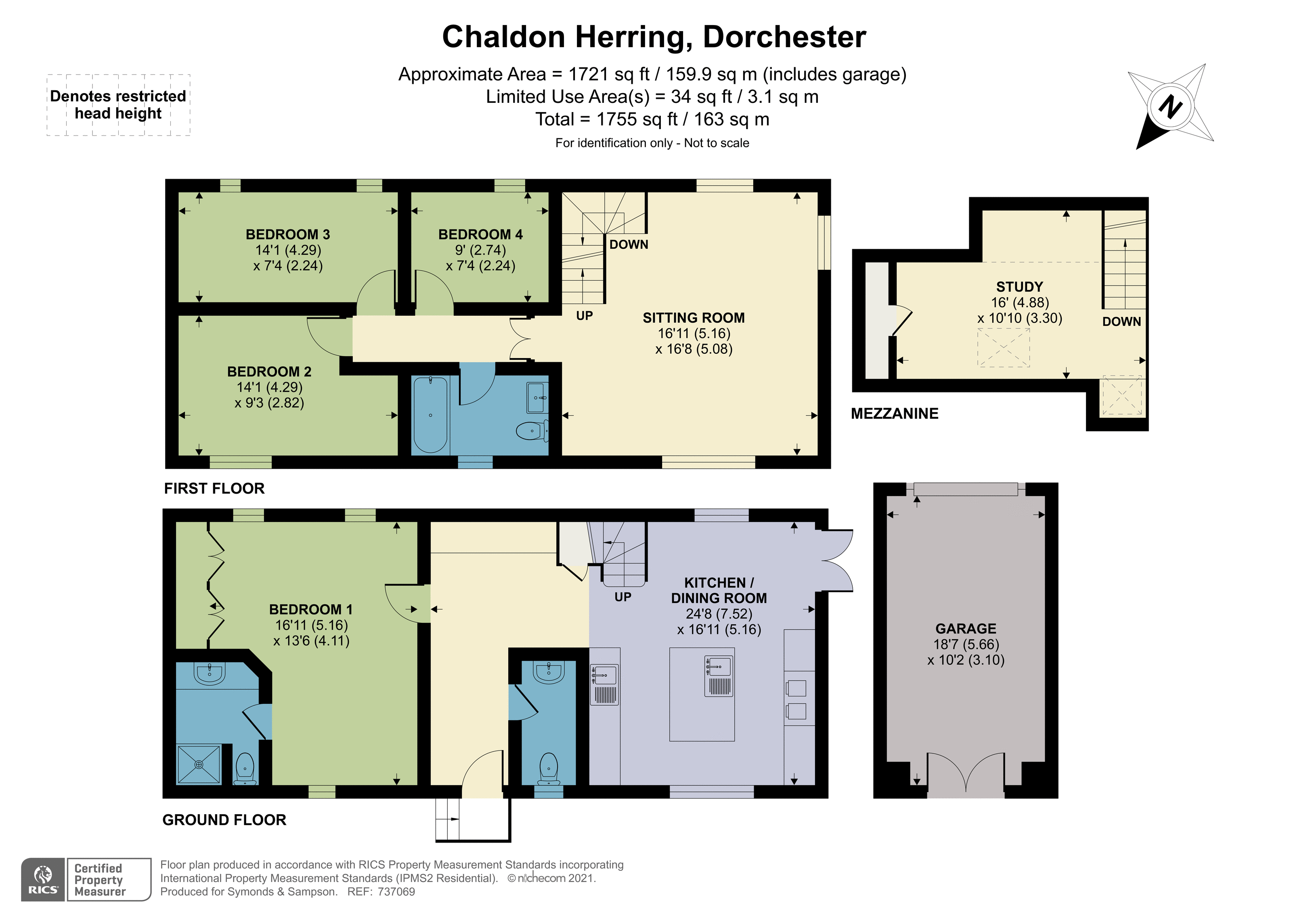 Hutt Dairy, Chaldon Herring, Dorchester, Dorset DT2, 4 bedroom terraced