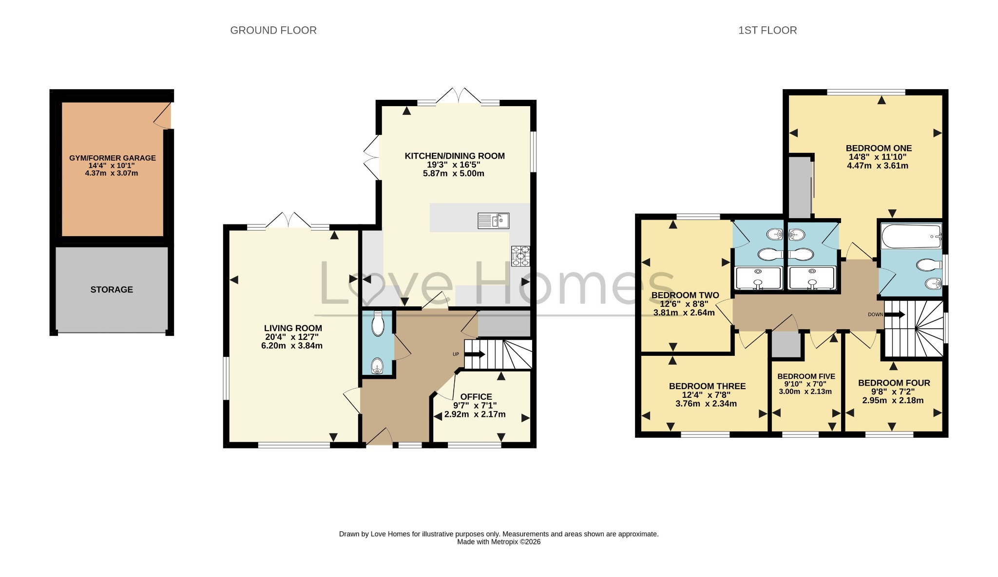 6, Ryder Way, Bedford floorplan
