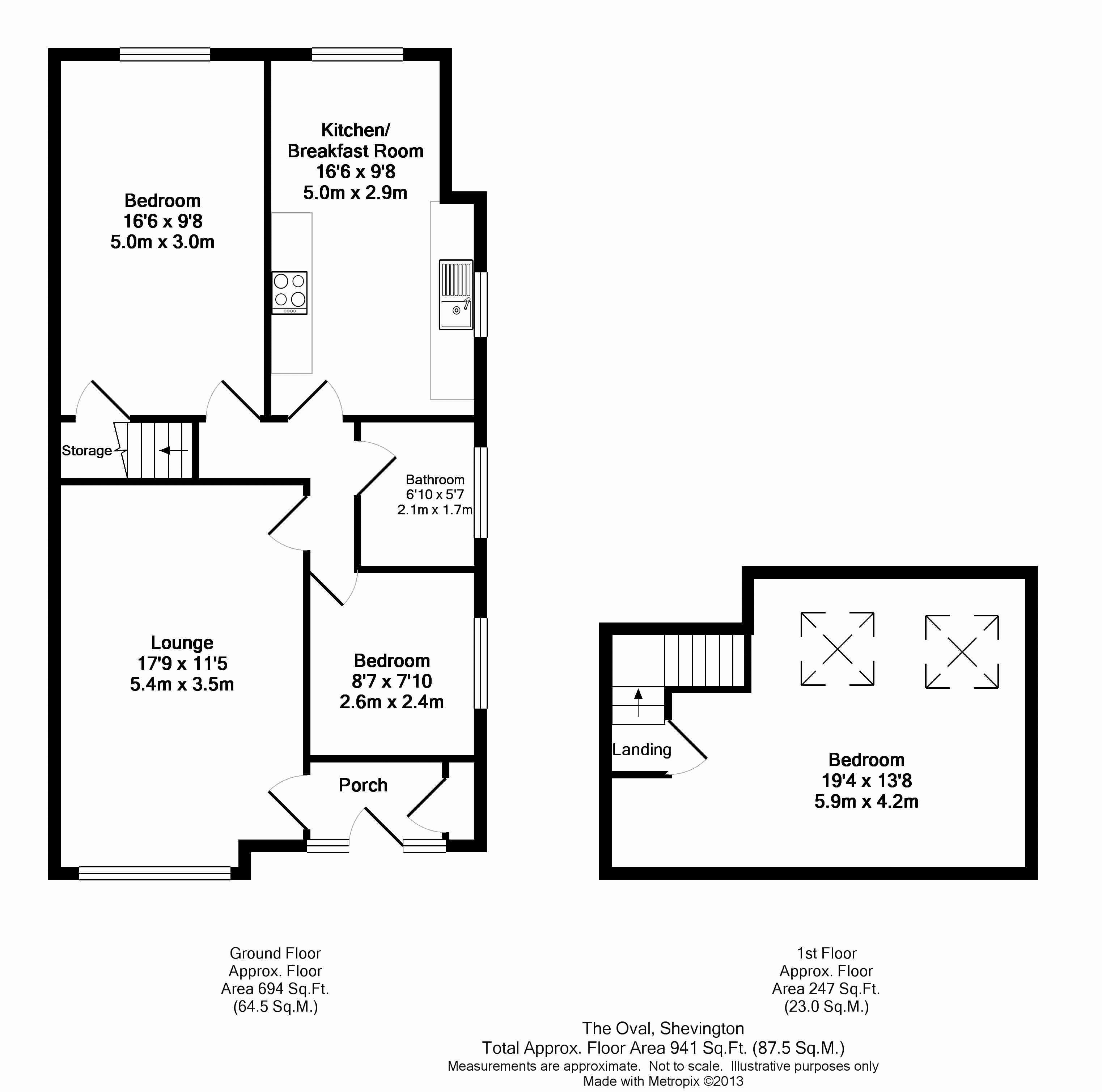 2 Bedrooms Semi-detached bungalow to rent in The Oval, Shevington, Wigan WN6