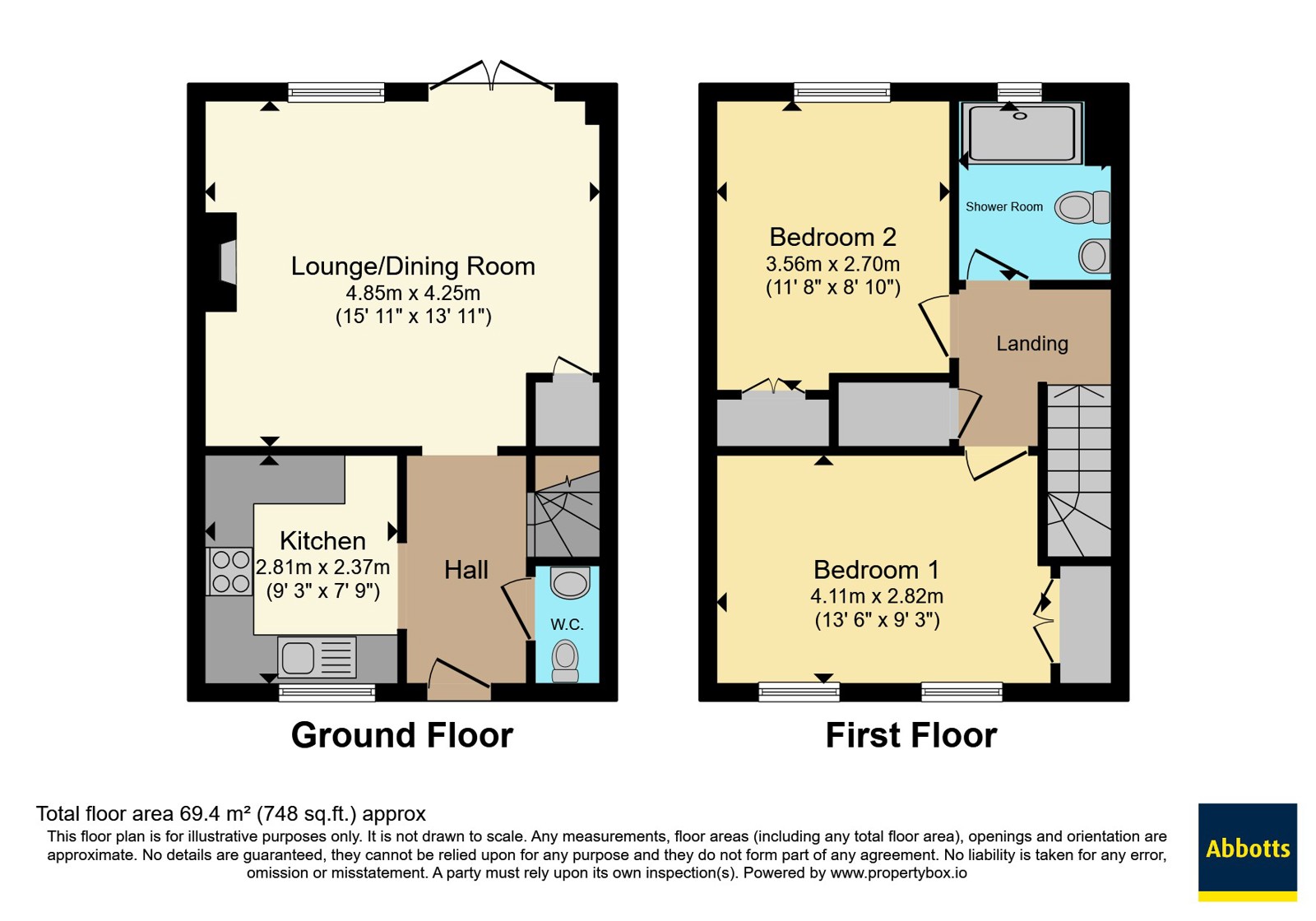 4, Sandells Walk, King's Lynn floorplan