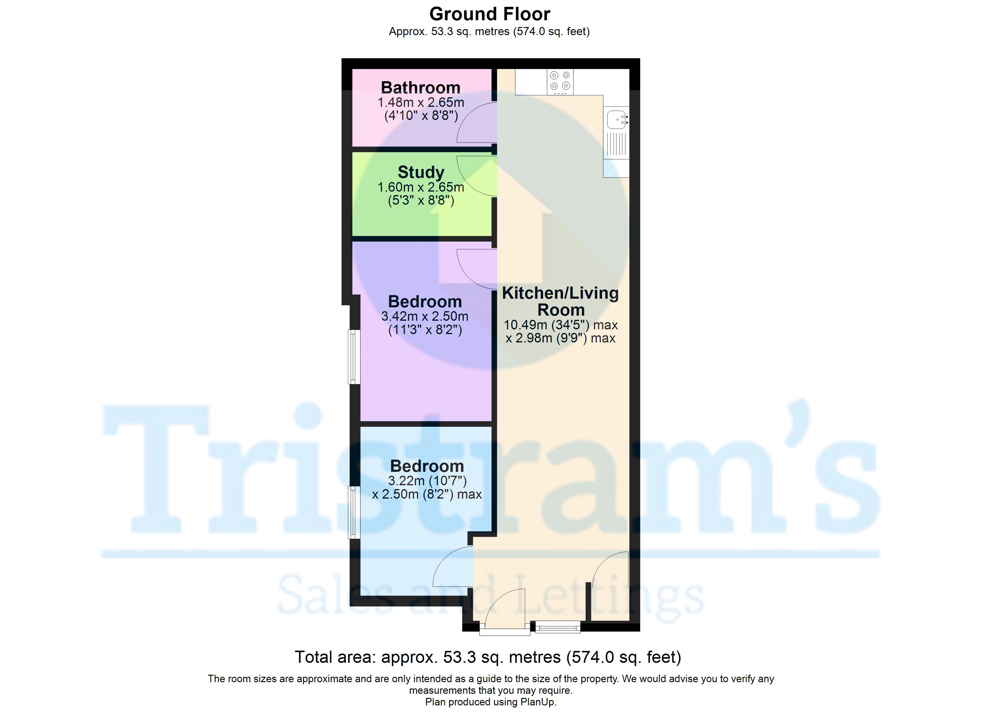 2 Millers Mews, 51, Basford Road, Nottingham floorplan