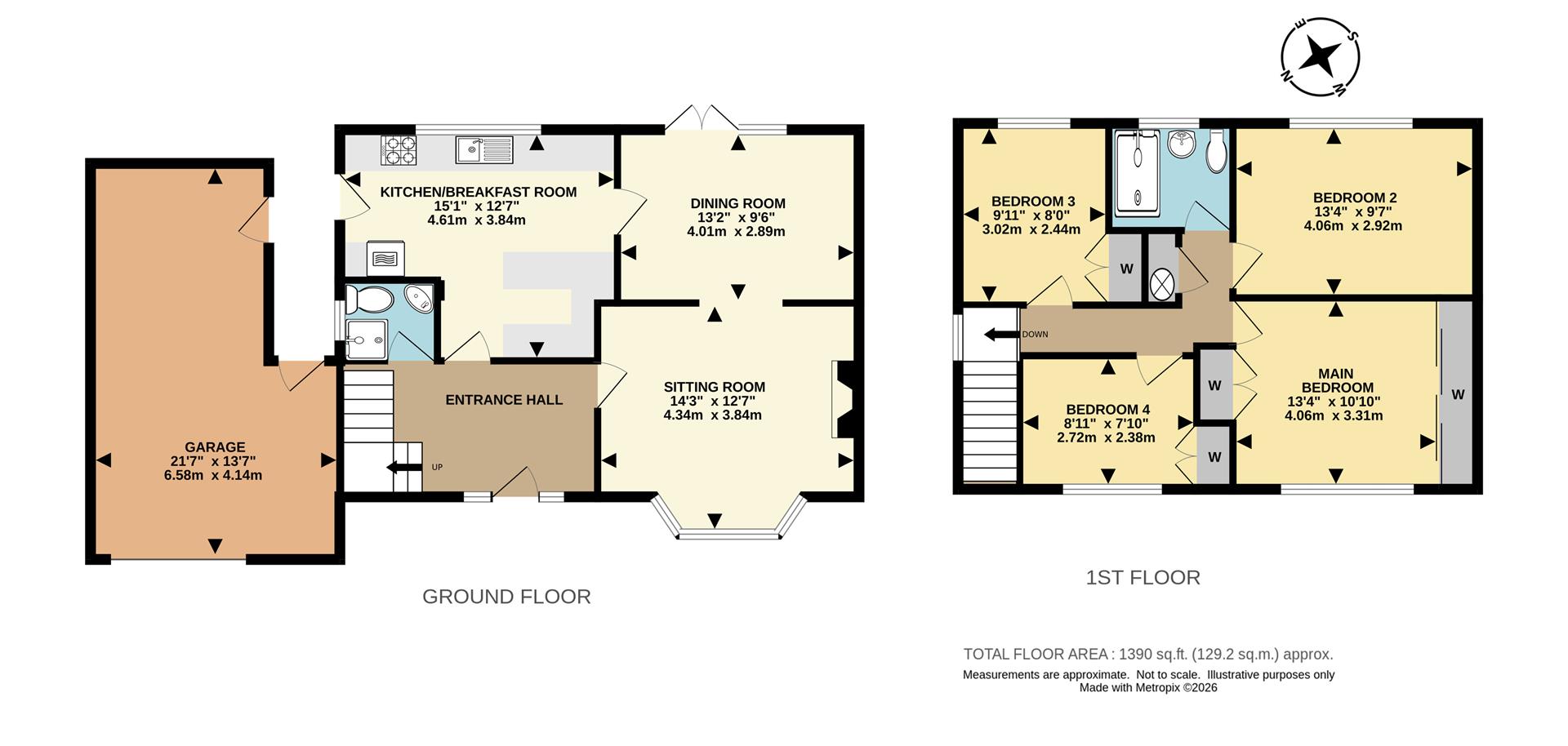 219, Radstock Way, Merstham floorplan