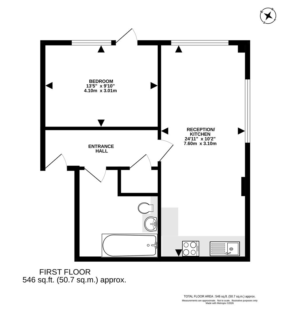 Aldgate House, Flat 2, Grove Road, Sutton floorplan