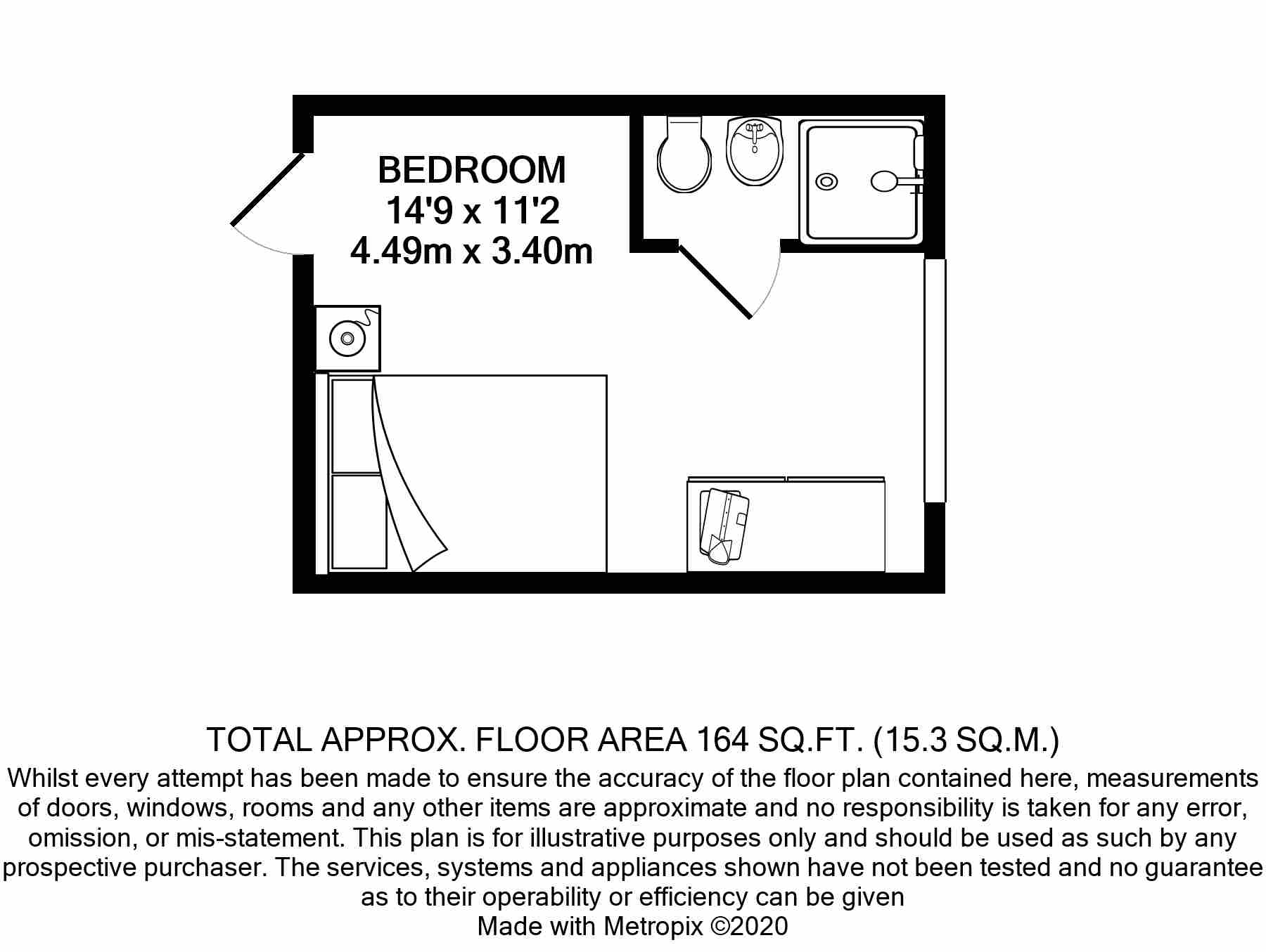Flat 10, 75, Chaplin Road, Wembley floorplan