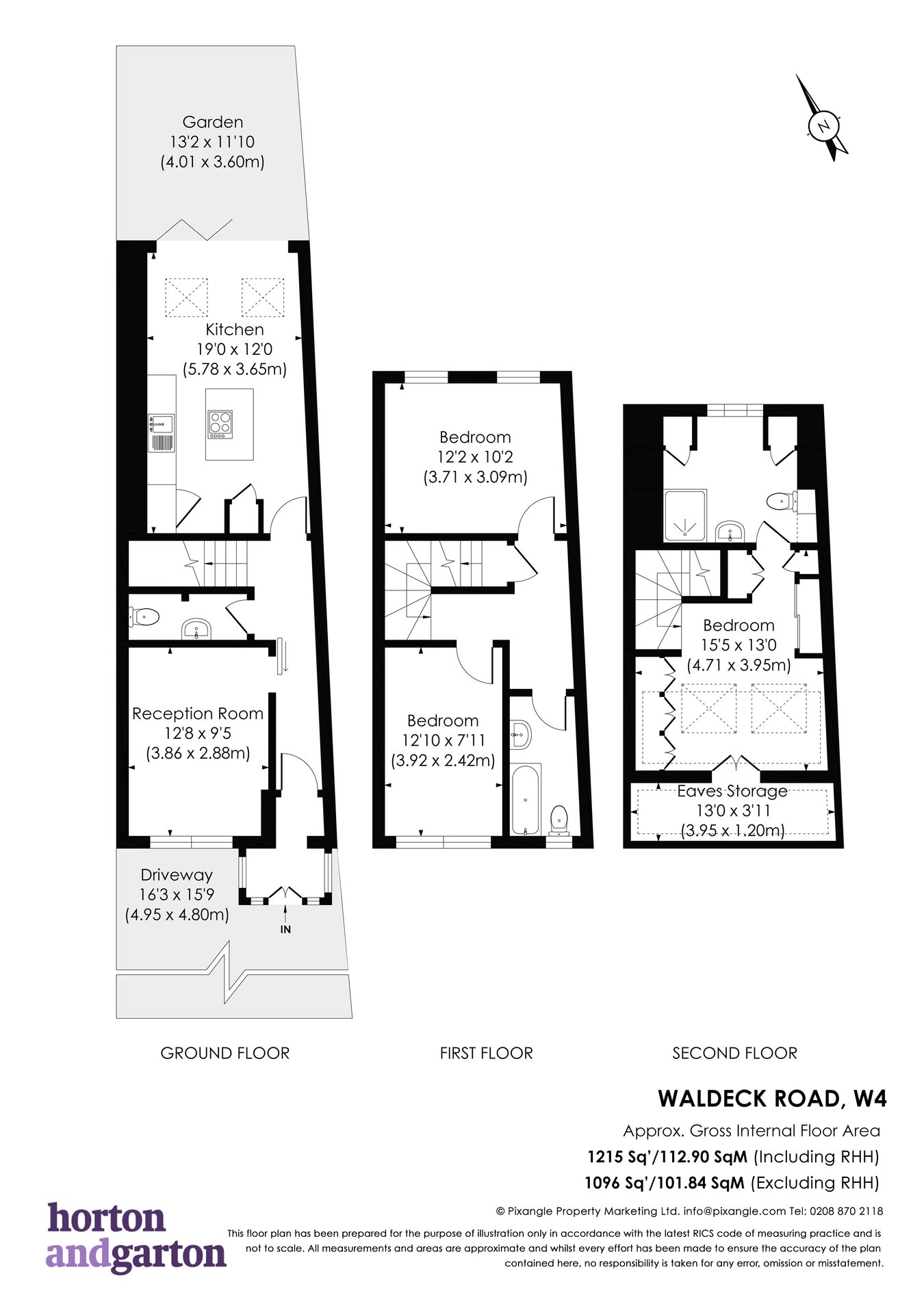 64f, Waldeck Road, Chiswick floorplan