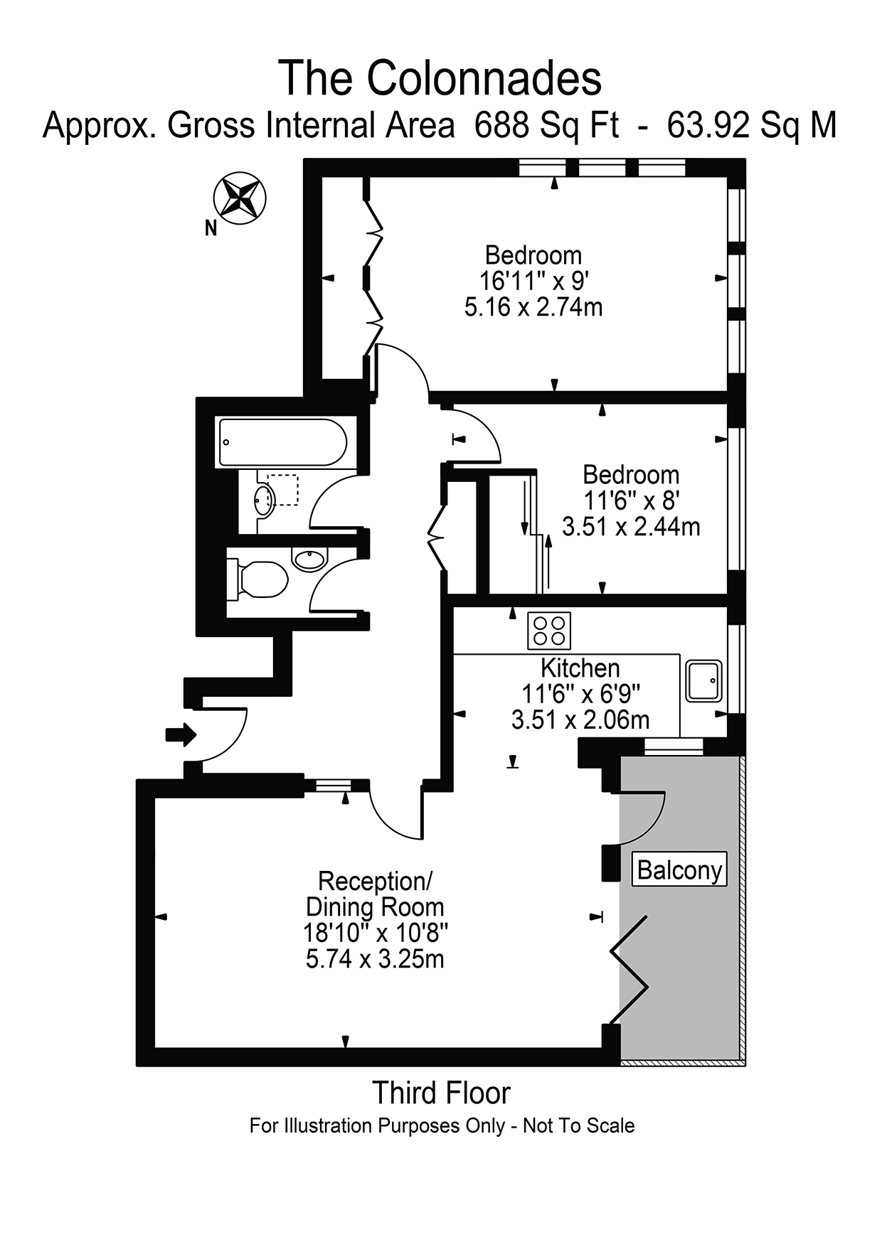 2 Bedrooms Flat to rent in The Colonnades, 34 Porchester Square, London W2