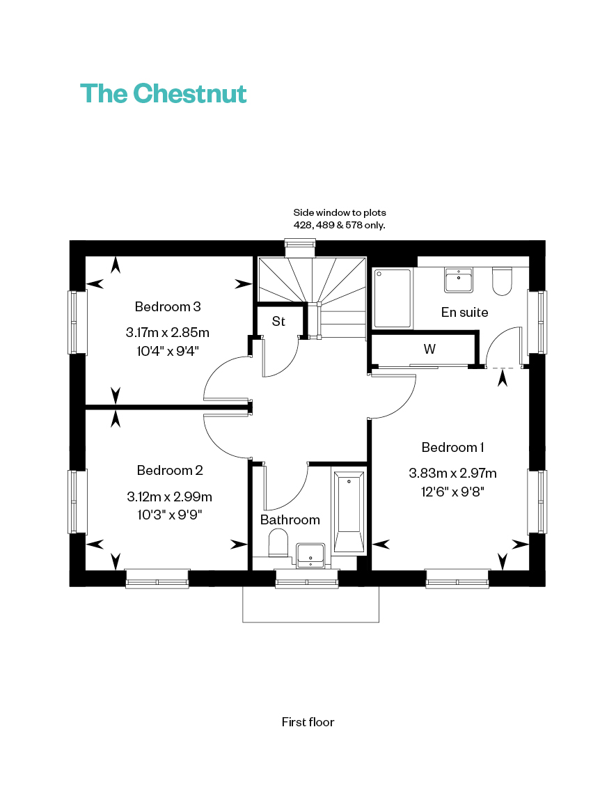 557, 18 Goshawk Road, Lancing, Bn15 9Gt floorplan