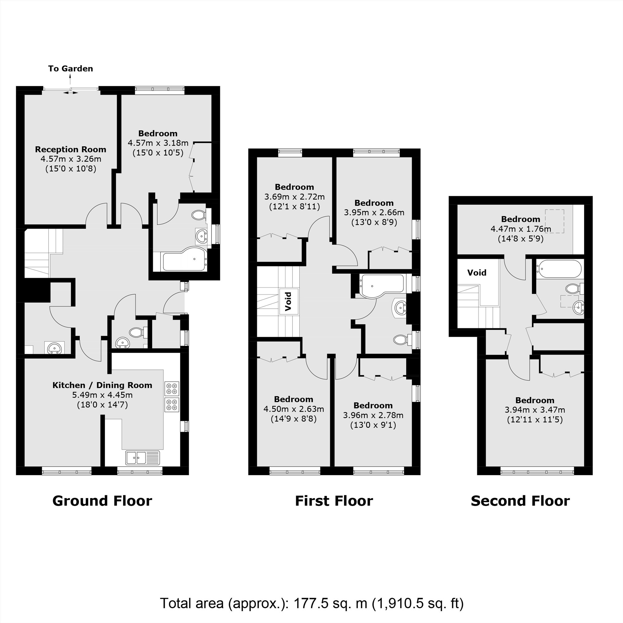 21, Old Hospital Close, London floorplan
