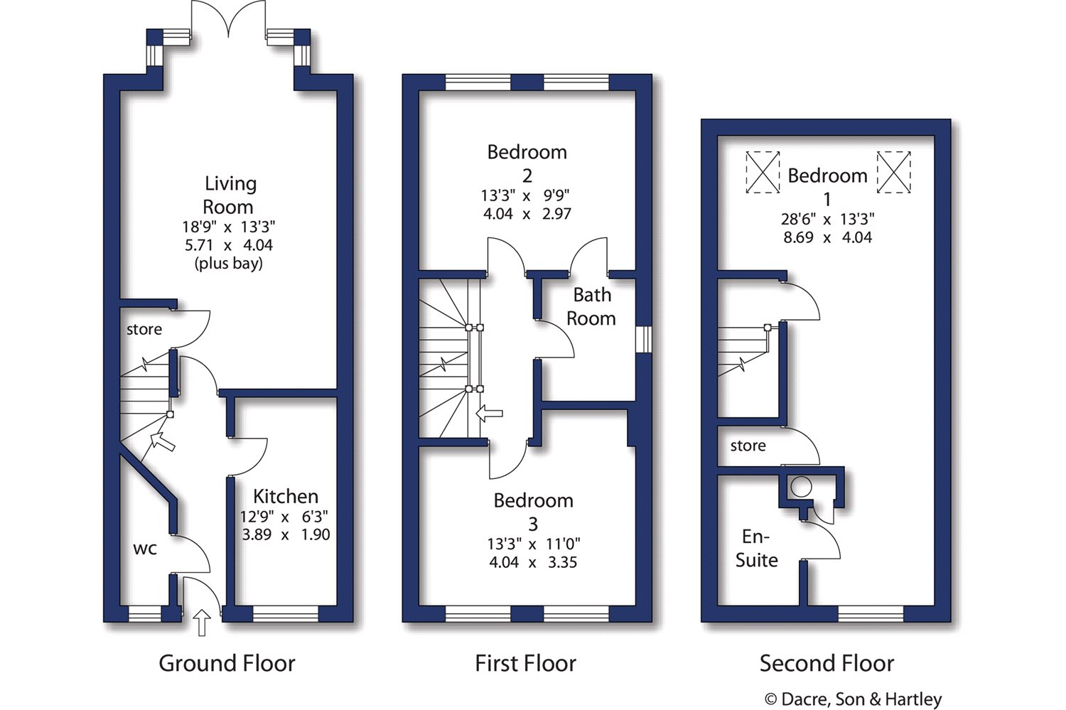 3 Bedrooms Semi-detached house to rent in Beacon Hill, Keighley, West Yorkshire BD22