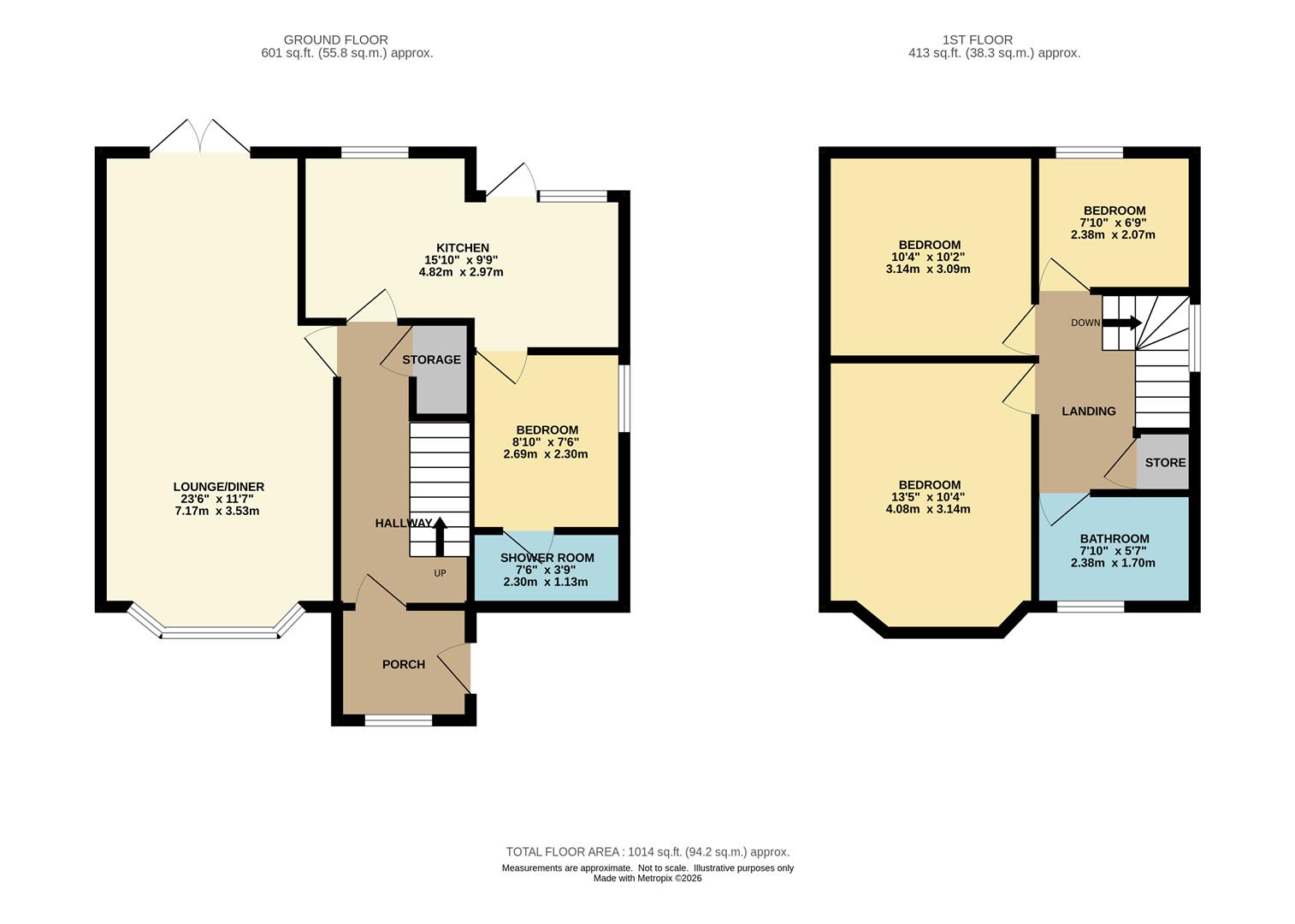 Avon Road, Cheadle floorplan