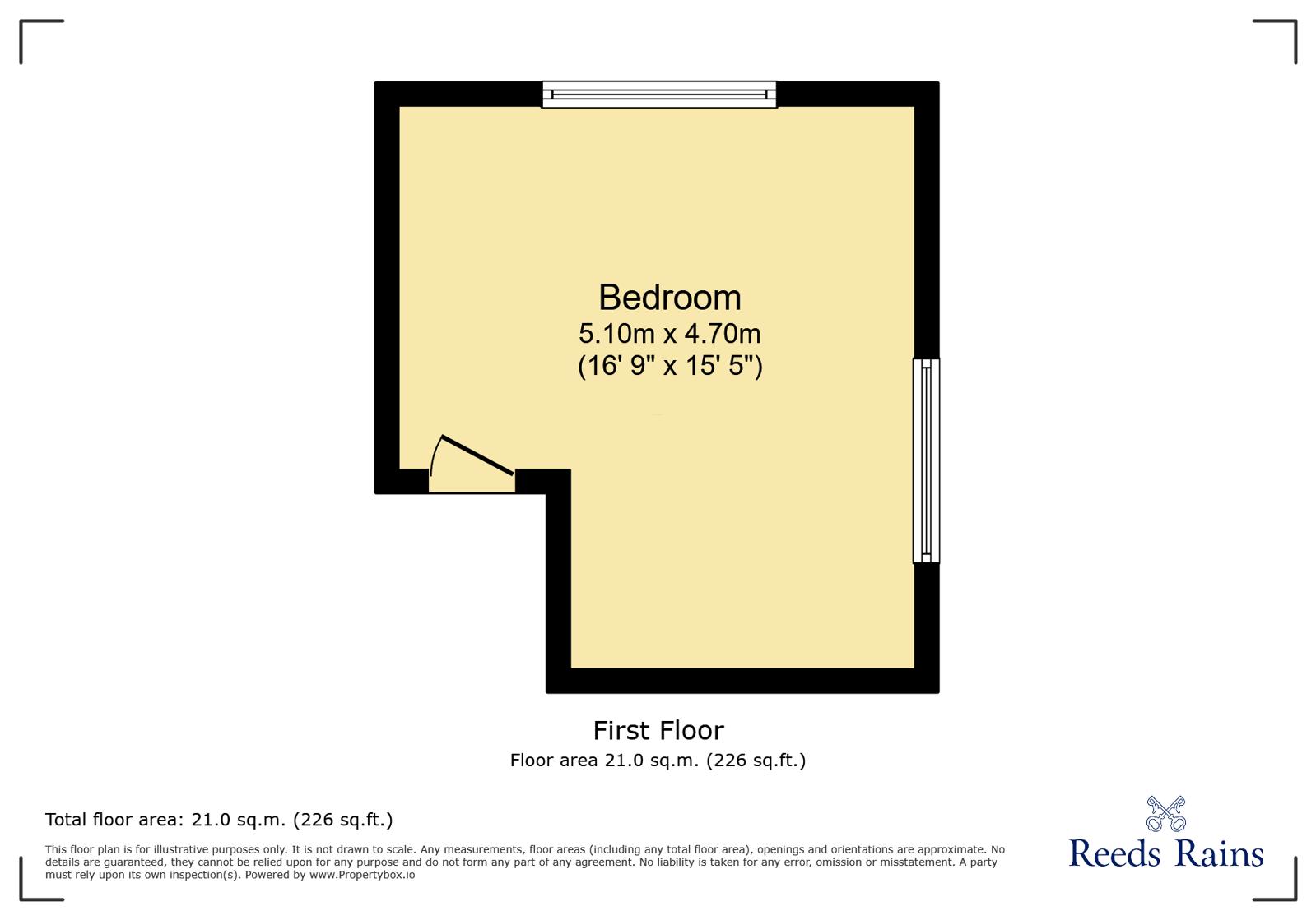 Room C, 201, Wilmslow Road, Wilmslow floorplan