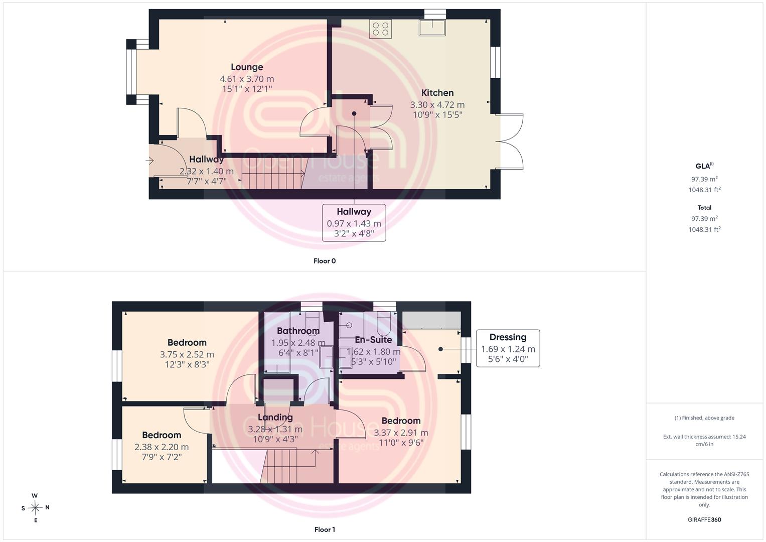 3, Moray Close, Swadlincote floorplan