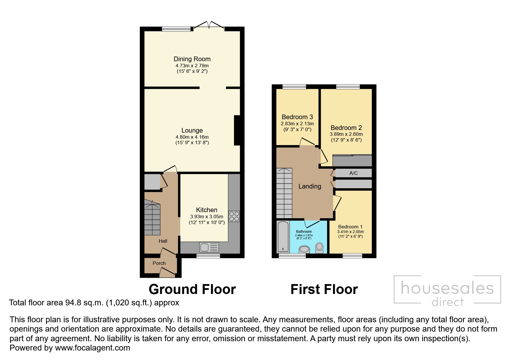9, Chatfield Way, Basildon floorplan