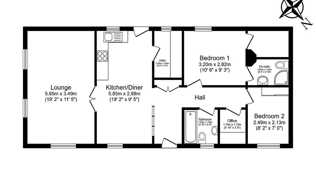 51, Rhododendron Close, Herne Bay floorplan