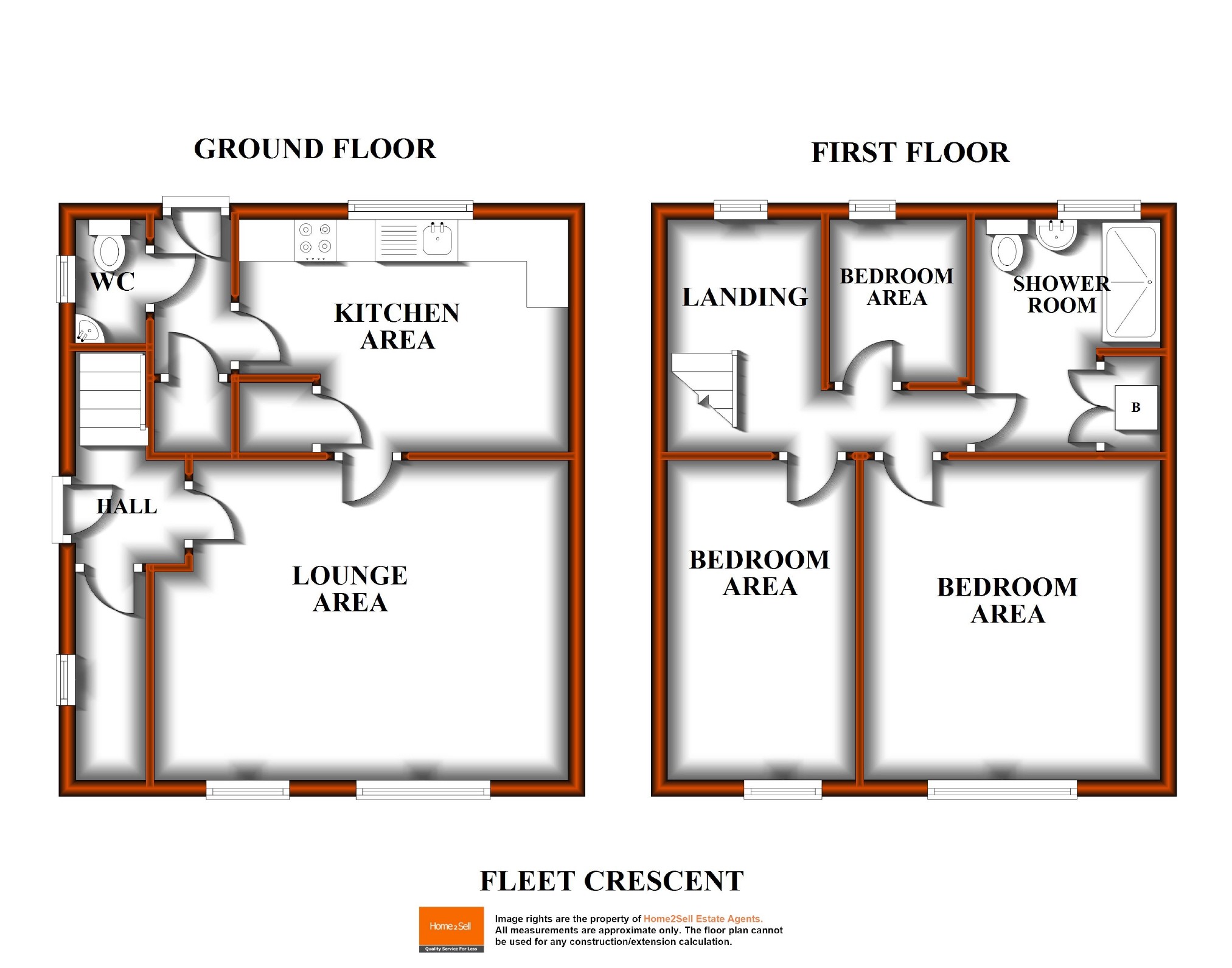 Fleet Crescent, Belper DE56, 2 bedroom semidetached house for sale