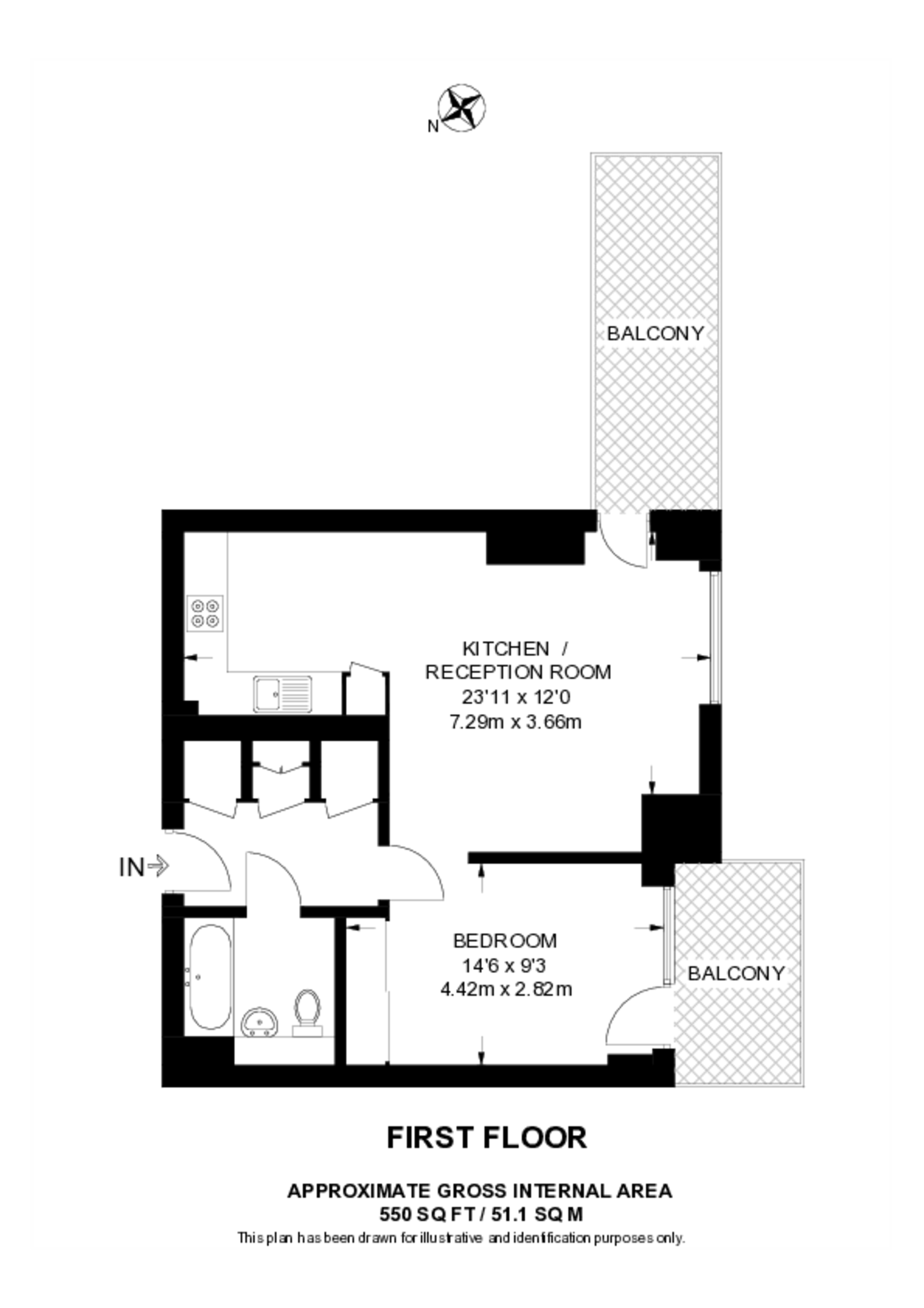 Cable Walk, Greenwich floorplan