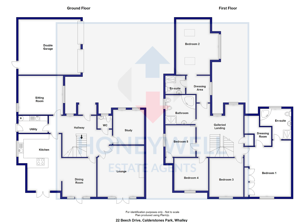 5 Bedrooms Detached house for sale in Beech Drive, Calderstones Park, Whalley BB7