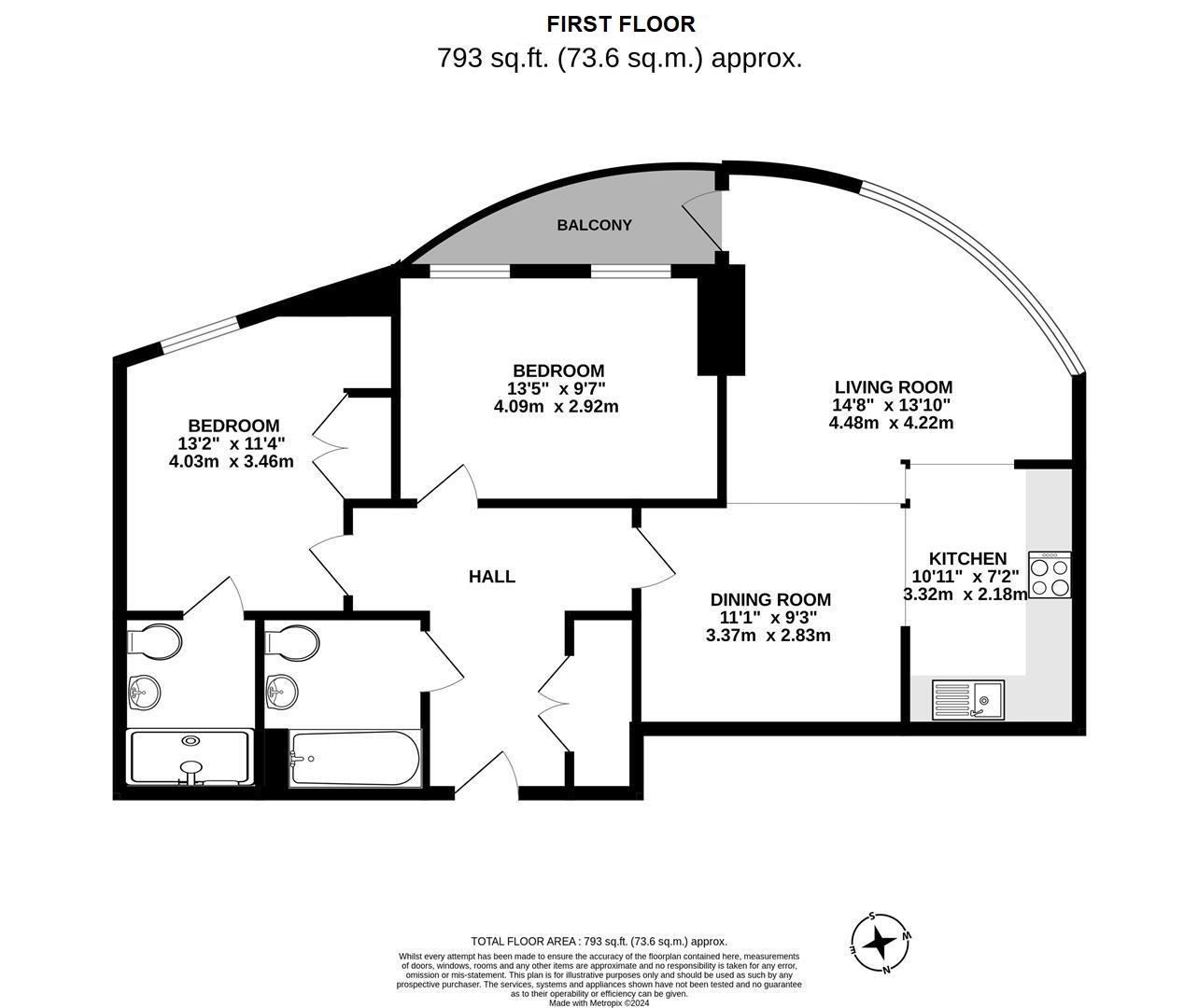 12, Yardley Court, West Drayton floorplan