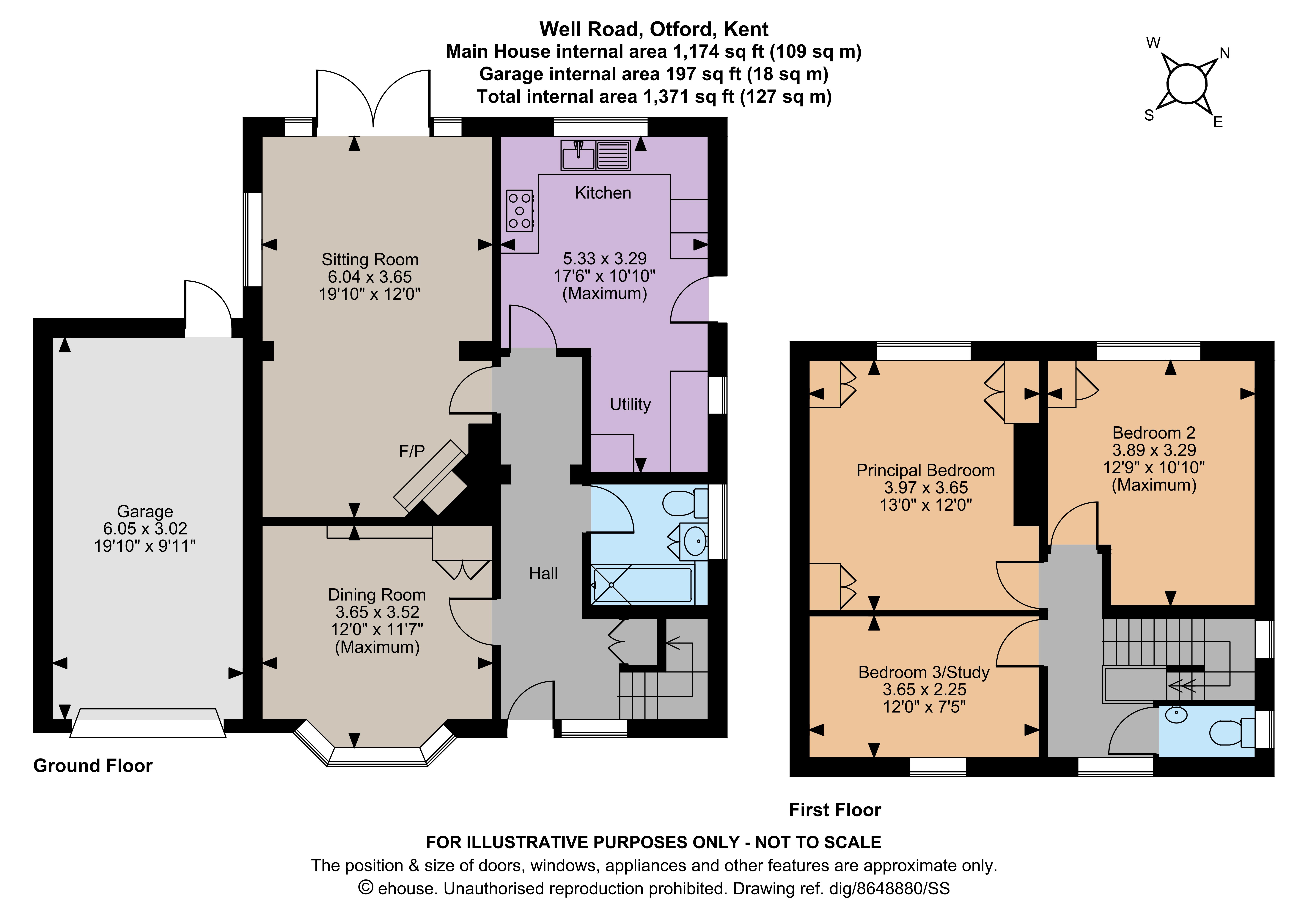 44, Well Road, Sevenoaks floorplan
