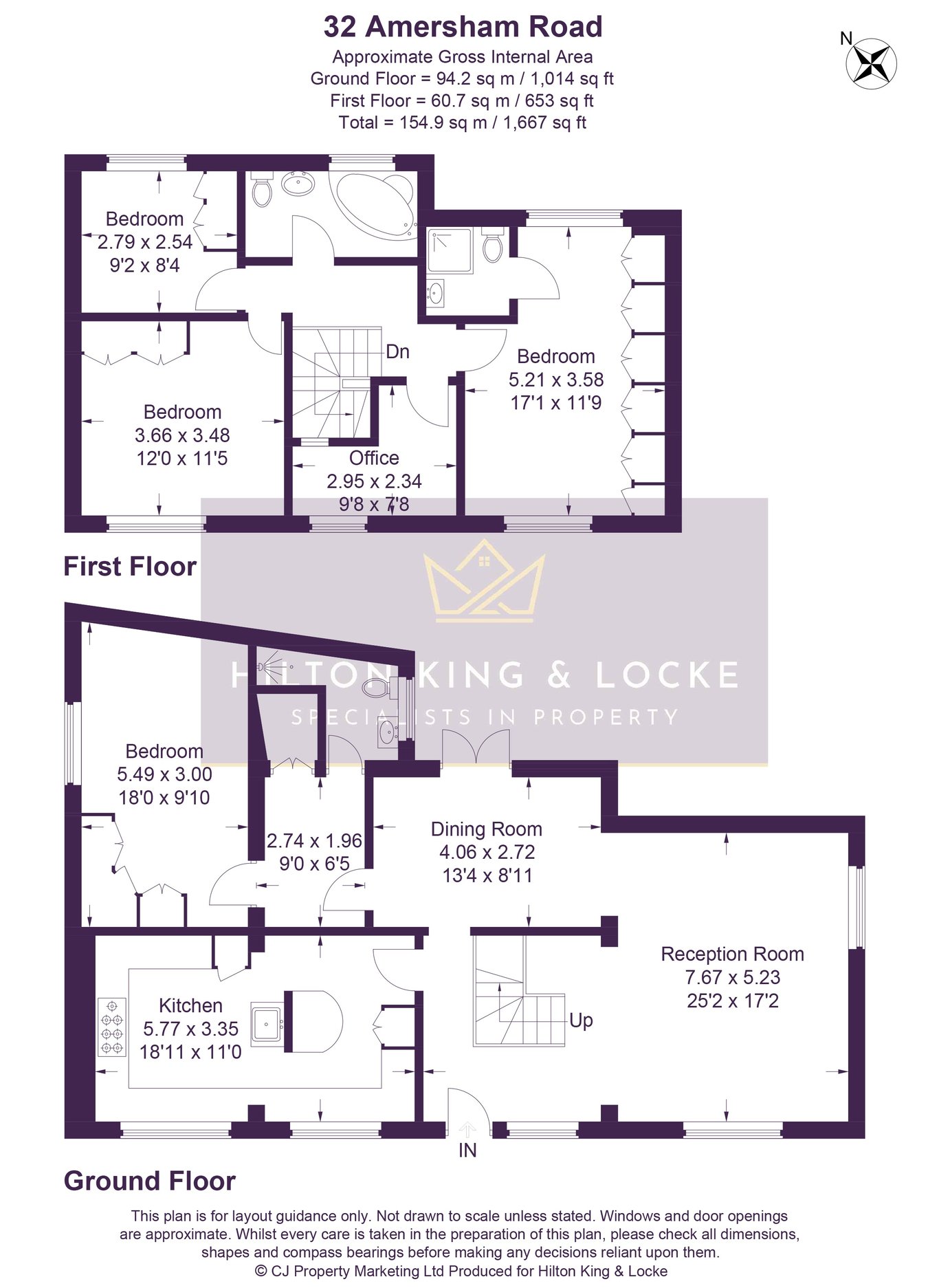 32, Amersham Road, Gerrards Cross floorplan