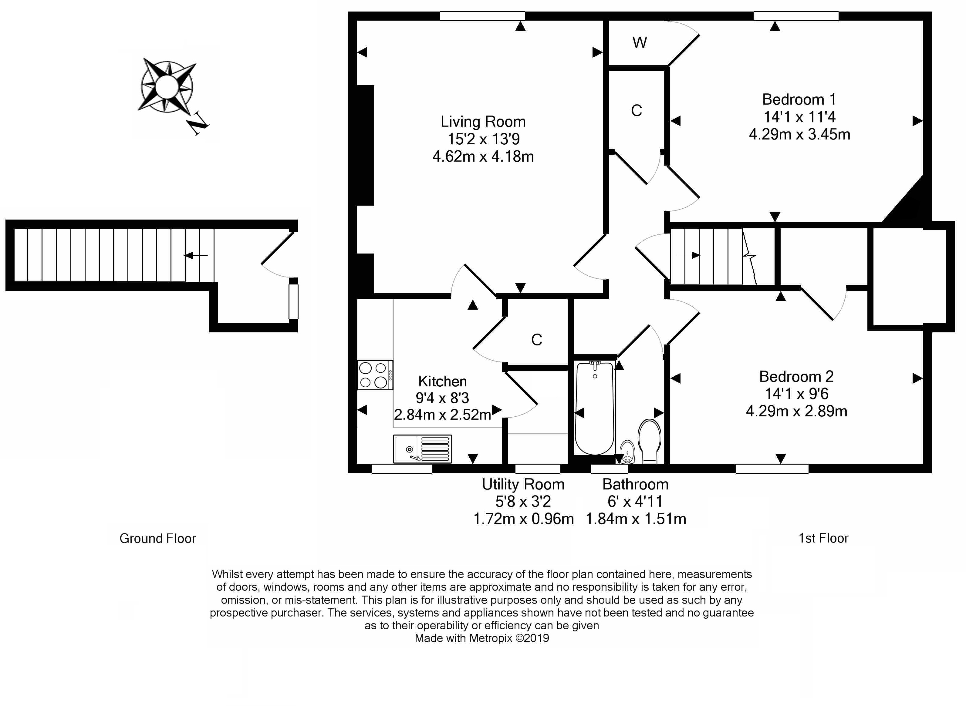 2 Bedrooms Flat for sale in Stuart Terrace, Bathgate EH48