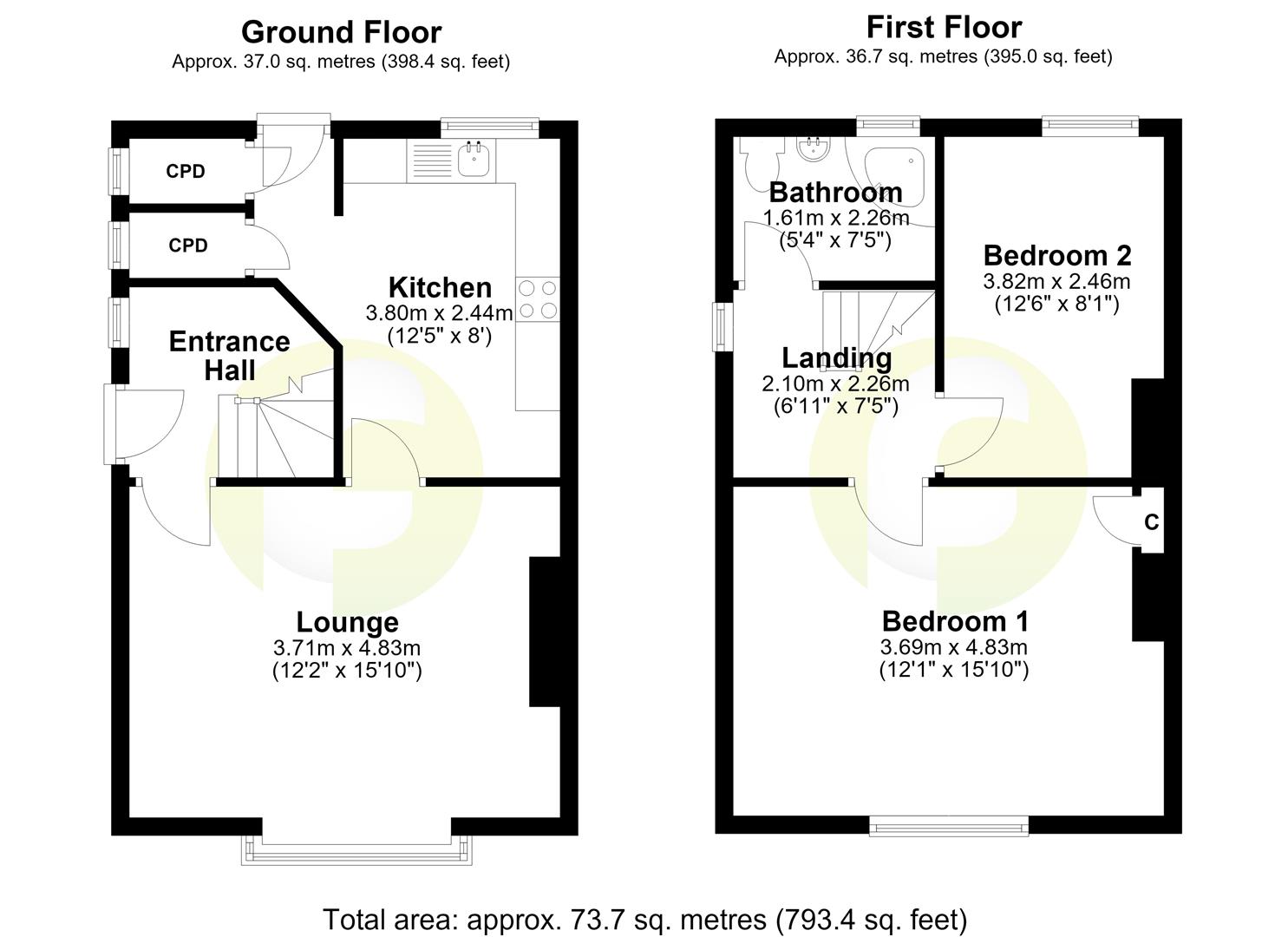 Burt Avenue, North Shields floorplan