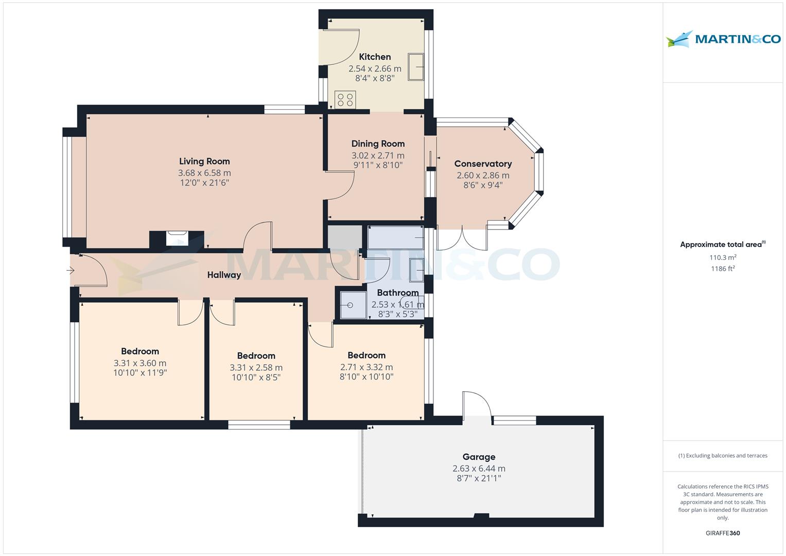 9, Meadow Close, Lincoln floorplan