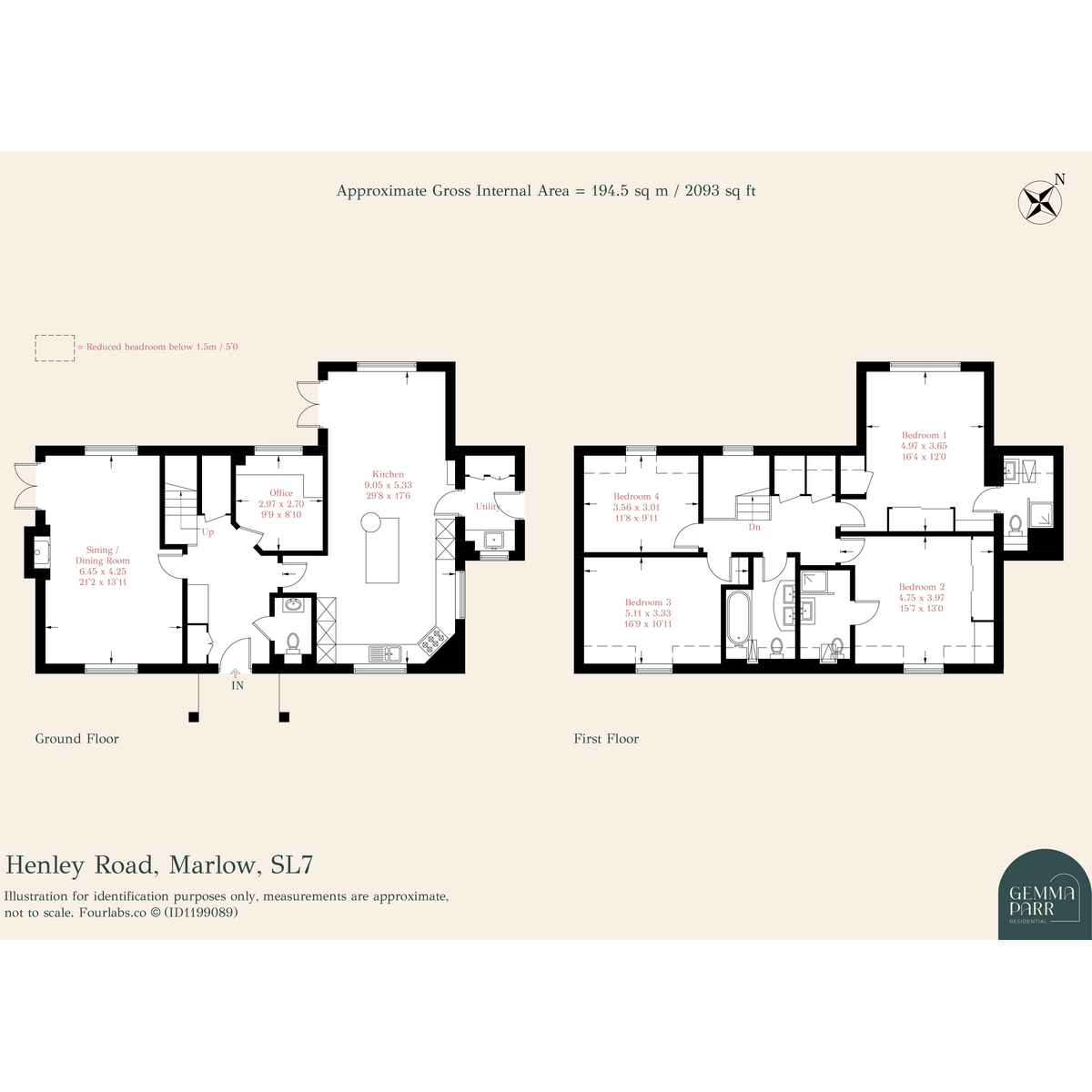Harewood House, Henley Road, Marlow floorplan