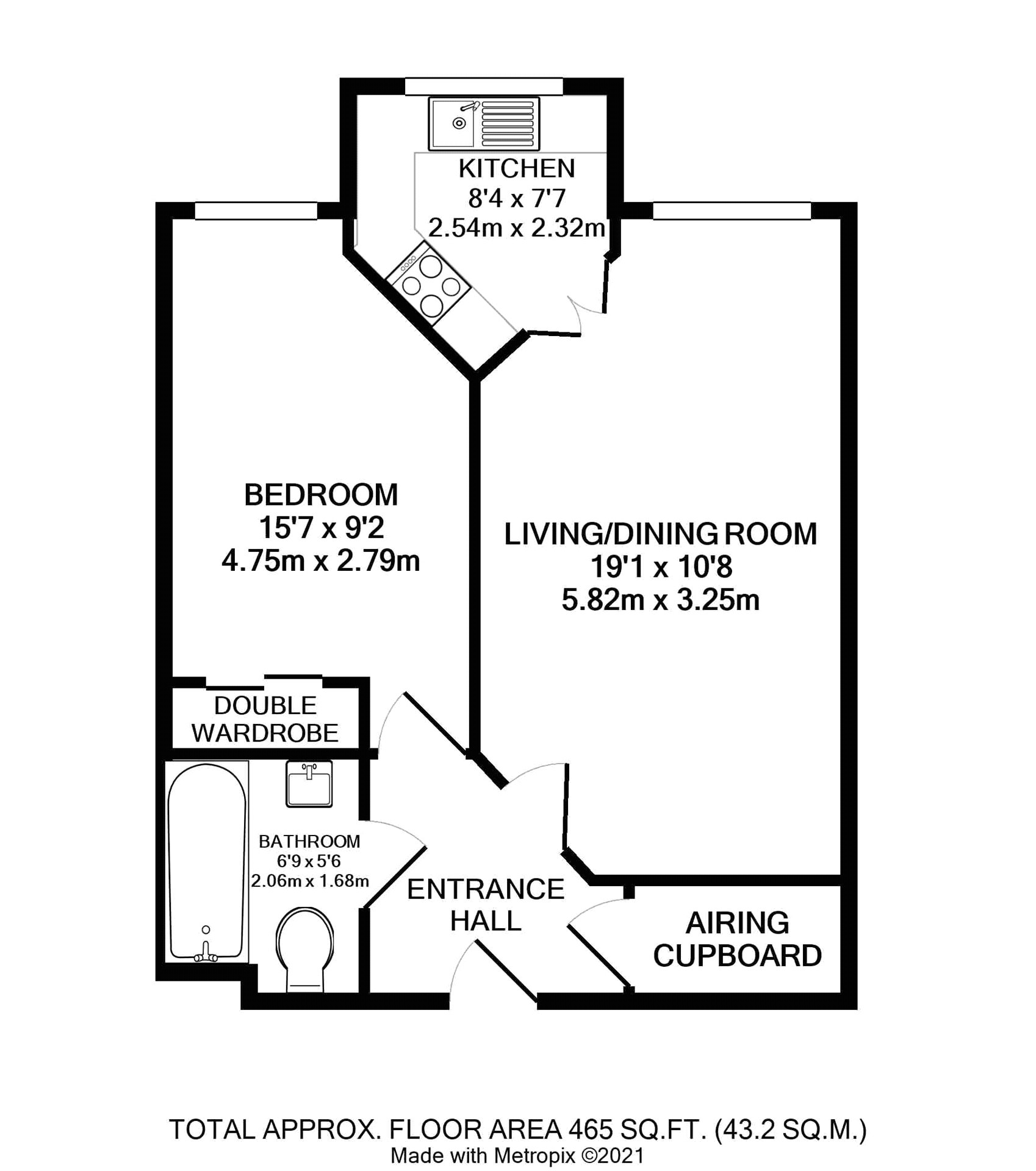 22, Stevens Court, Winnersh floorplan