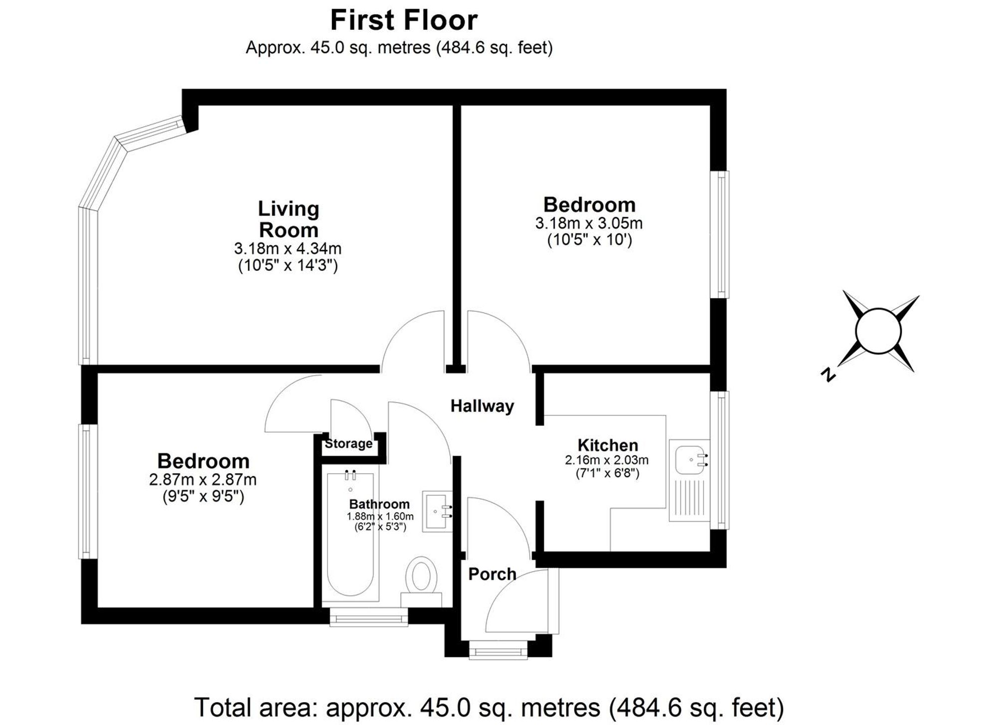 105 Tomswood Hill, Hainault floorplan