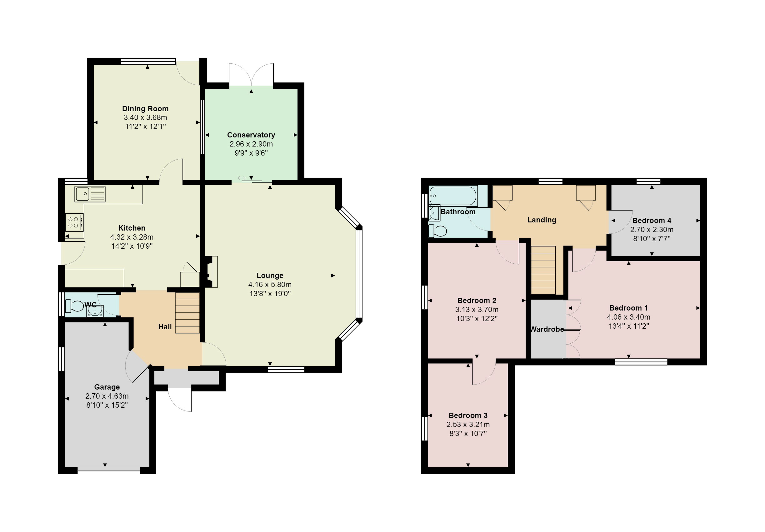 4 Bedrooms Detached house for sale in Woodlands, Pound Hill, Crawley RH10