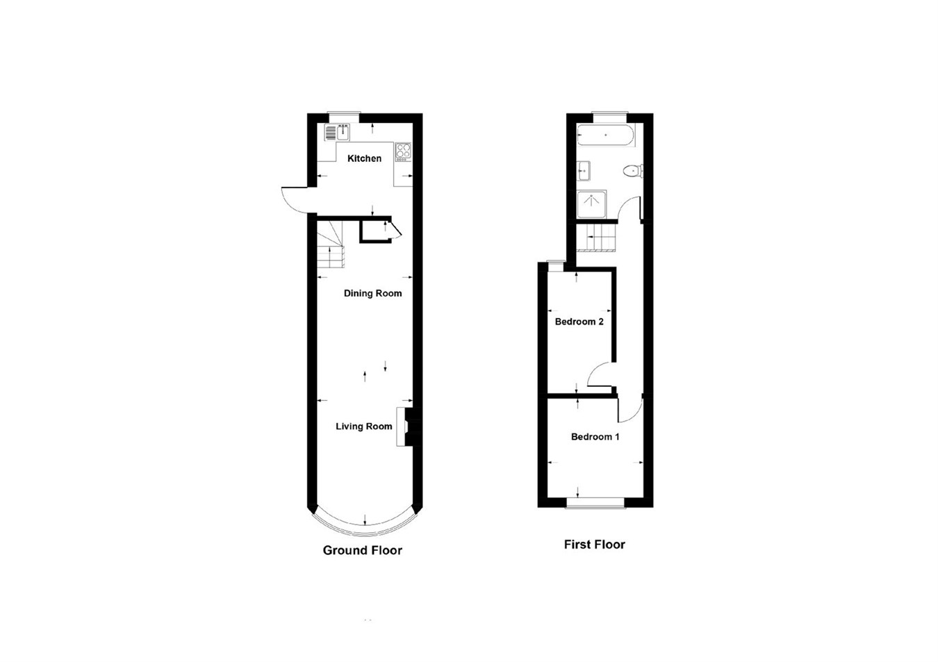 2 Bedrooms End terrace house to rent in Cressing Road, Braintree CM7