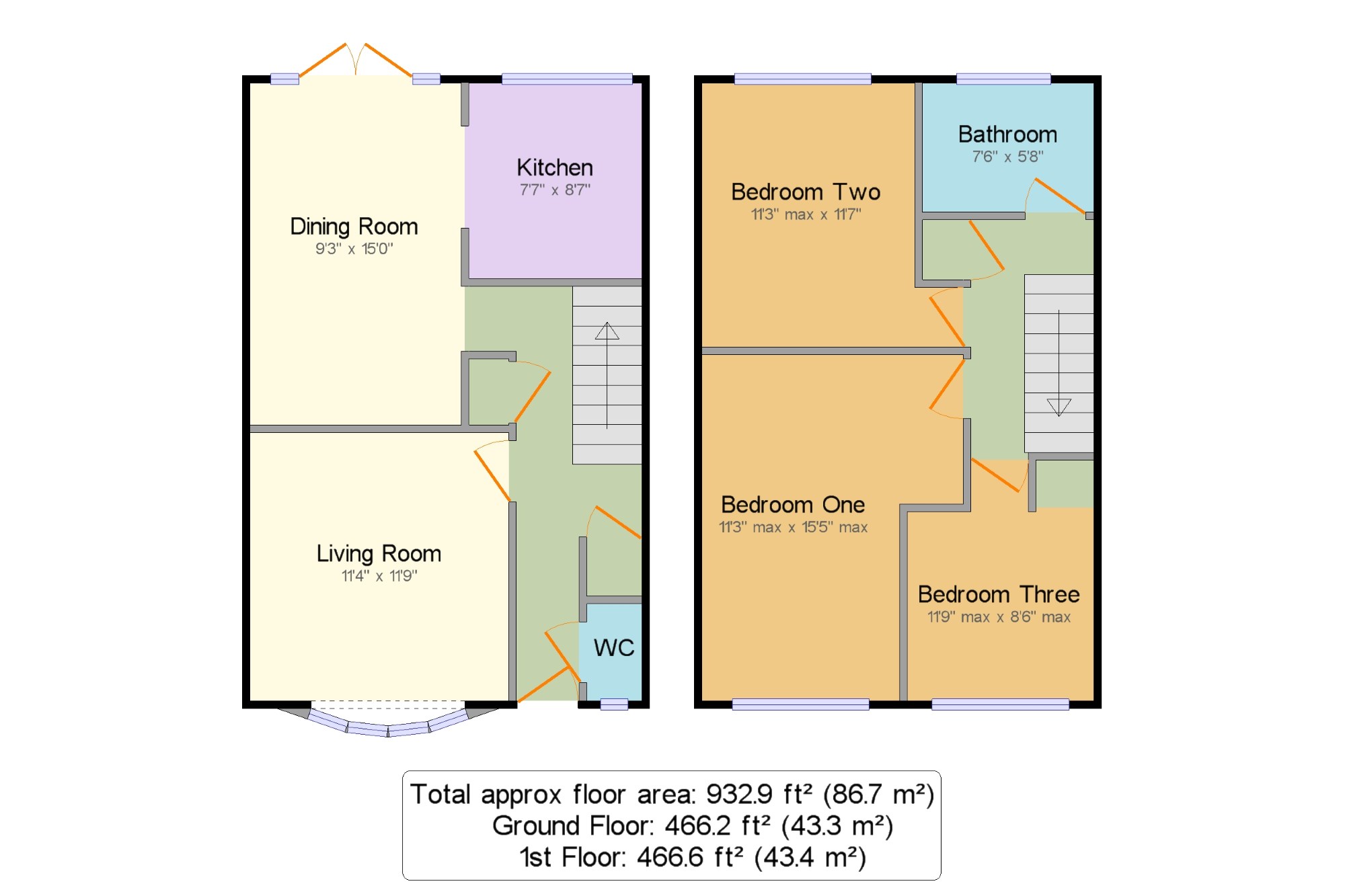 3 Bedrooms Semi-detached house for sale in Torrington Crescent, Worle, Weston-Super-Mare BS22